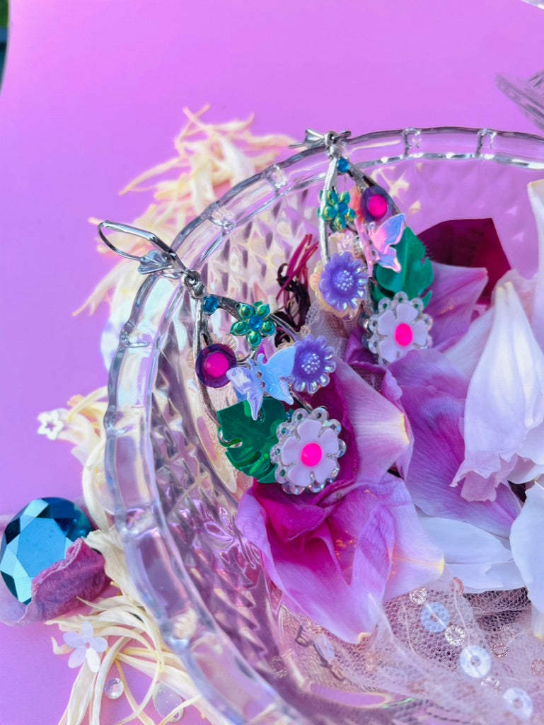 Boucles d’oreilles féériques et légères – "Parfum de Pétales" - Collection Été 2025
