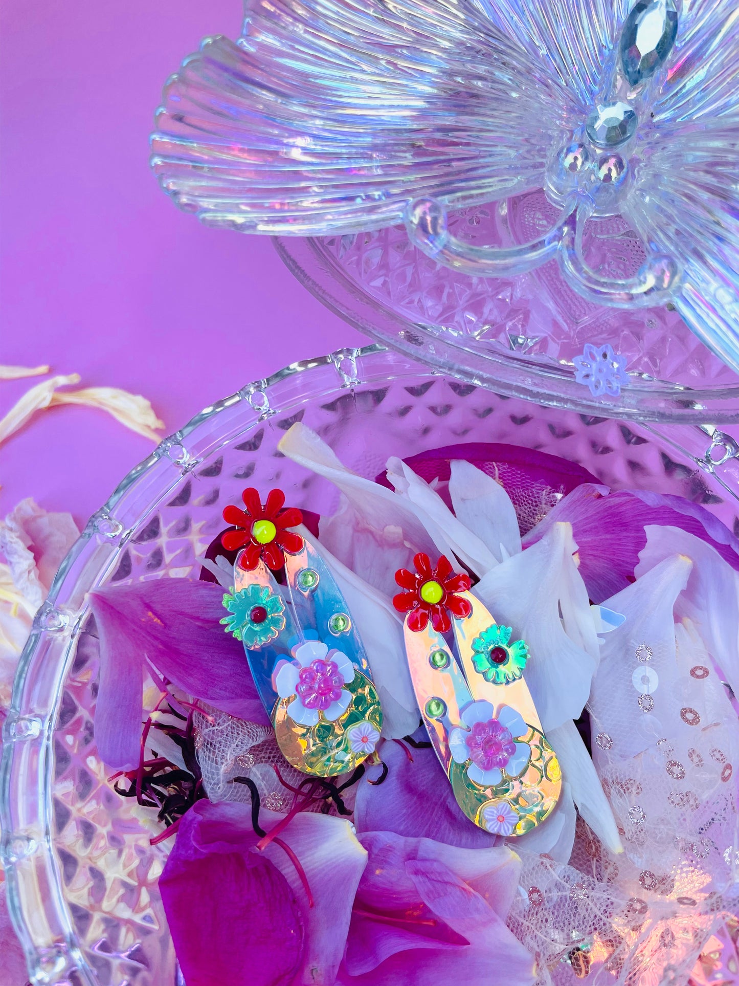 Boucles d’oreilles féériques et légères – "Le printemps est là" - Collection Été 2025