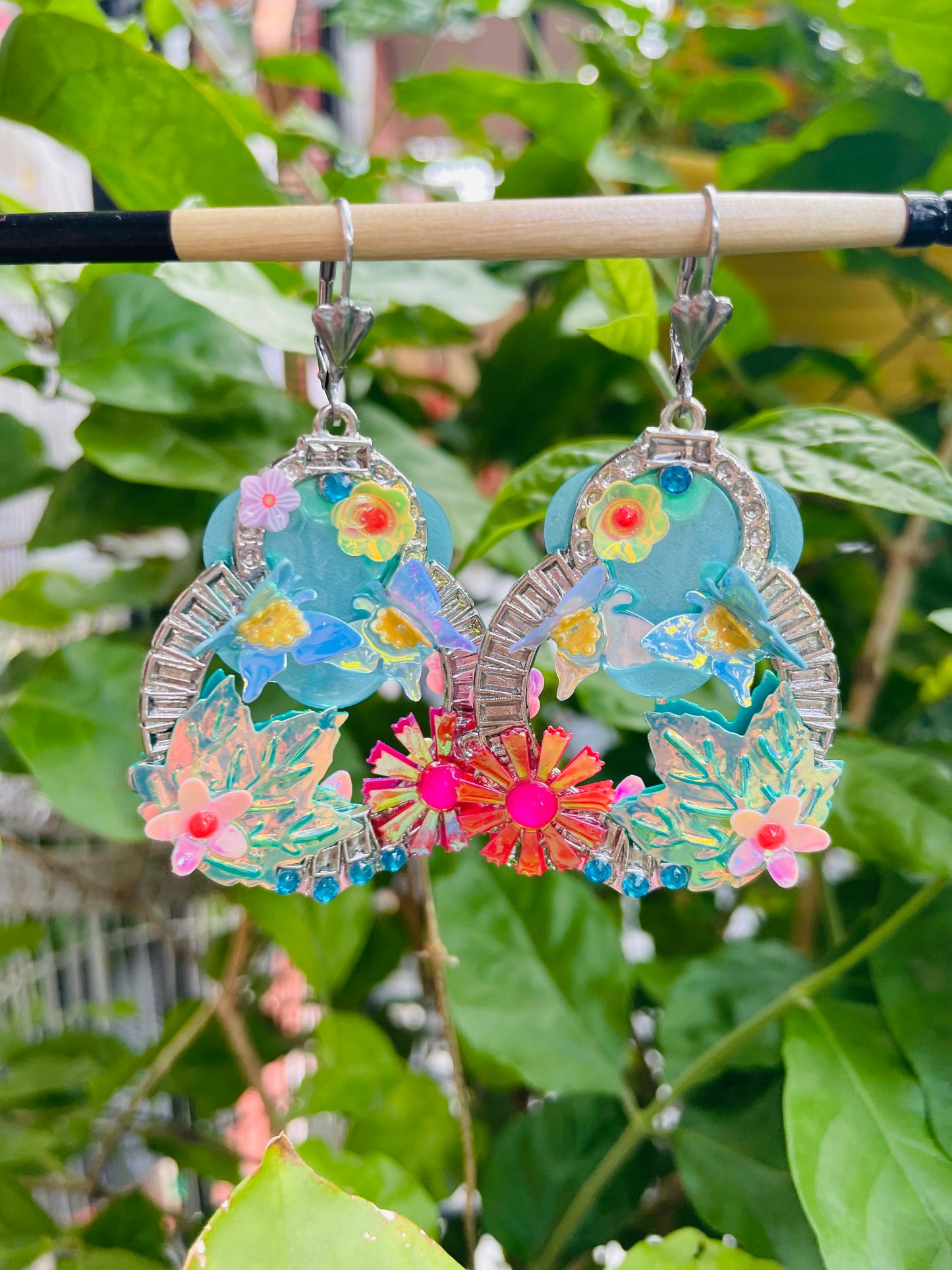 Boucles d’oreilles féériques et légères – "Beauté des nuages" - Collection Été 2025
