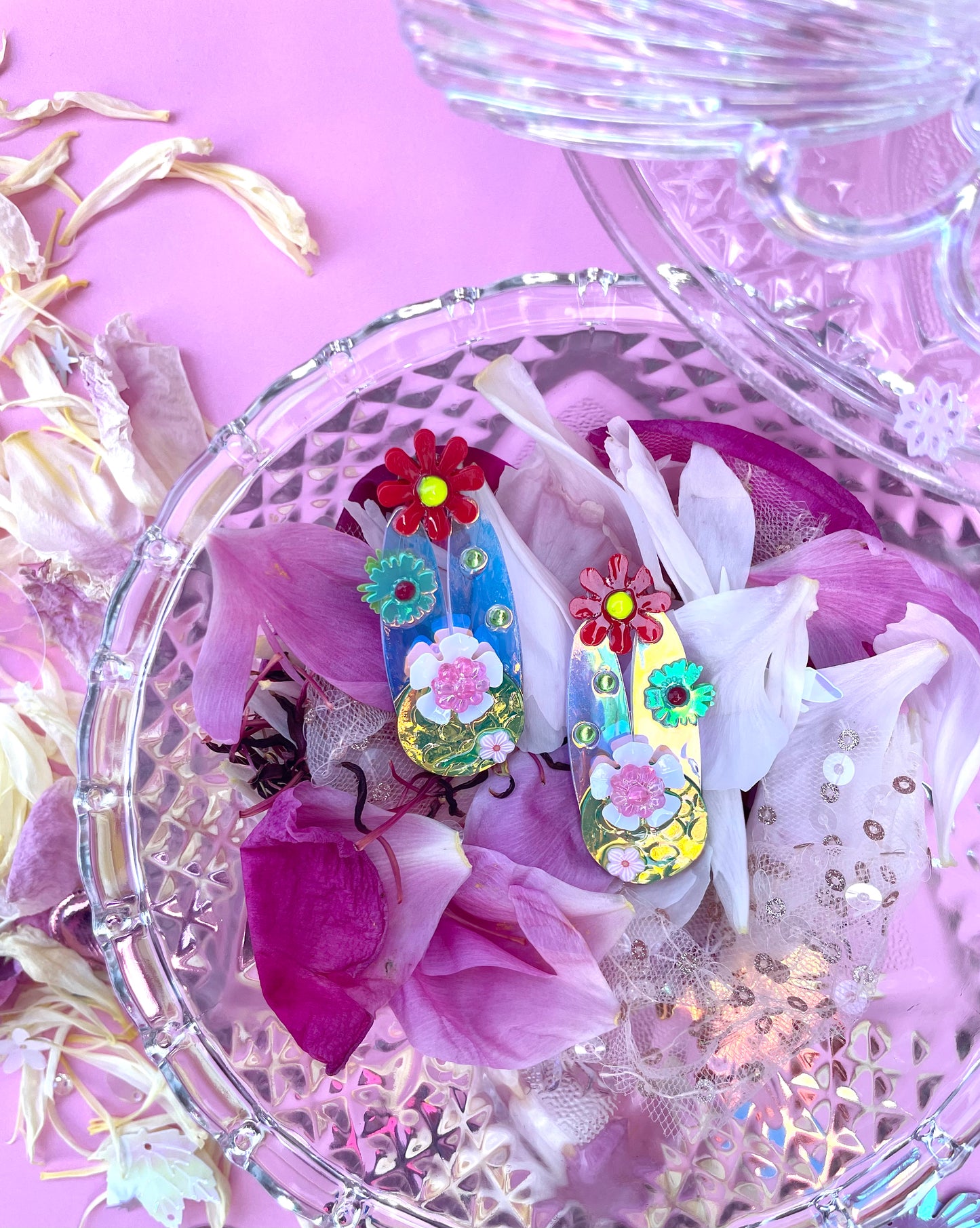 Boucles d’oreilles féériques et légères – "Le printemps est là" - Collection Été 2025