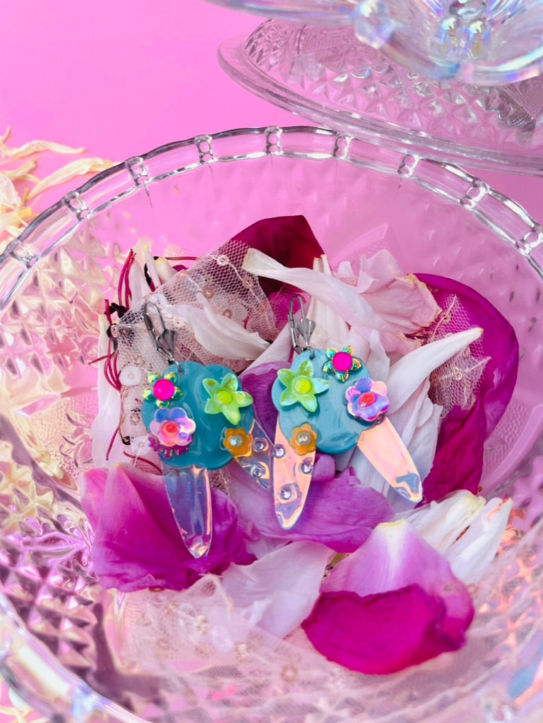 Boucles d’oreilles féériques et légères – "La rosée vient des nuages" - Collection Été 2025