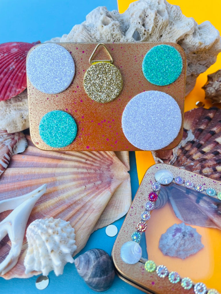Boîte de Curiosité Fantastique - Création Originale Artisanale - Poisson "Flâneur des Nénuphars"