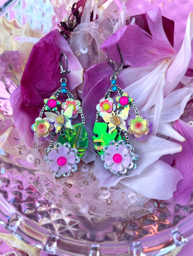 Boucles d’oreilles féériques et légères – "Parfum de Pétales" - Collection Été 2025