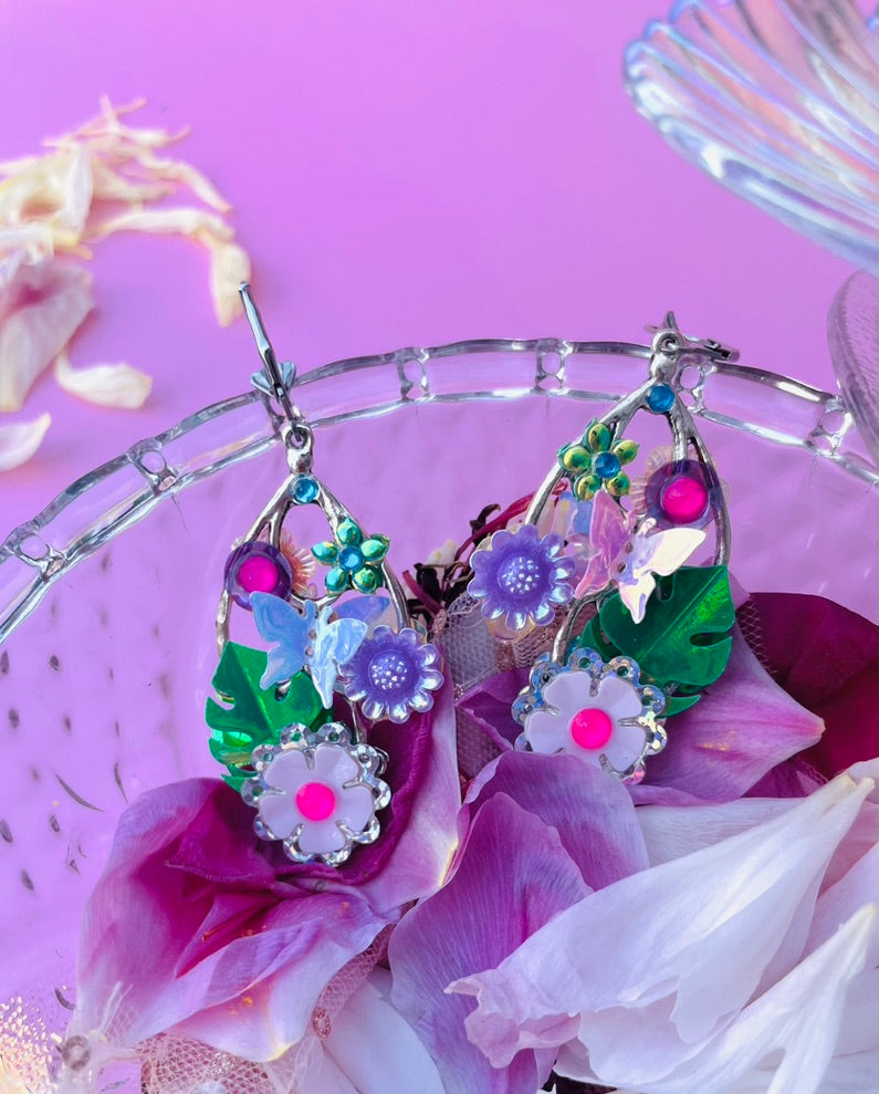 Boucles d’oreilles féériques et légères – "Parfum de Pétales" - Collection Été 2025