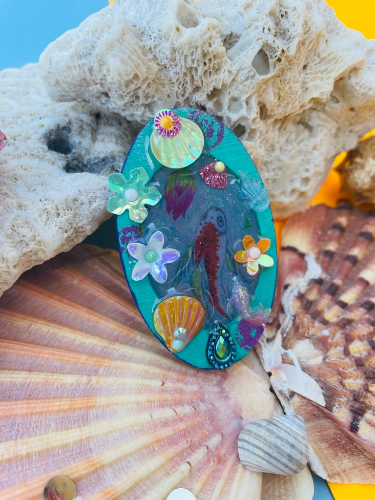 Magnet Poétique "Lily était une fois" - "Bassin vert" - Collection 2025