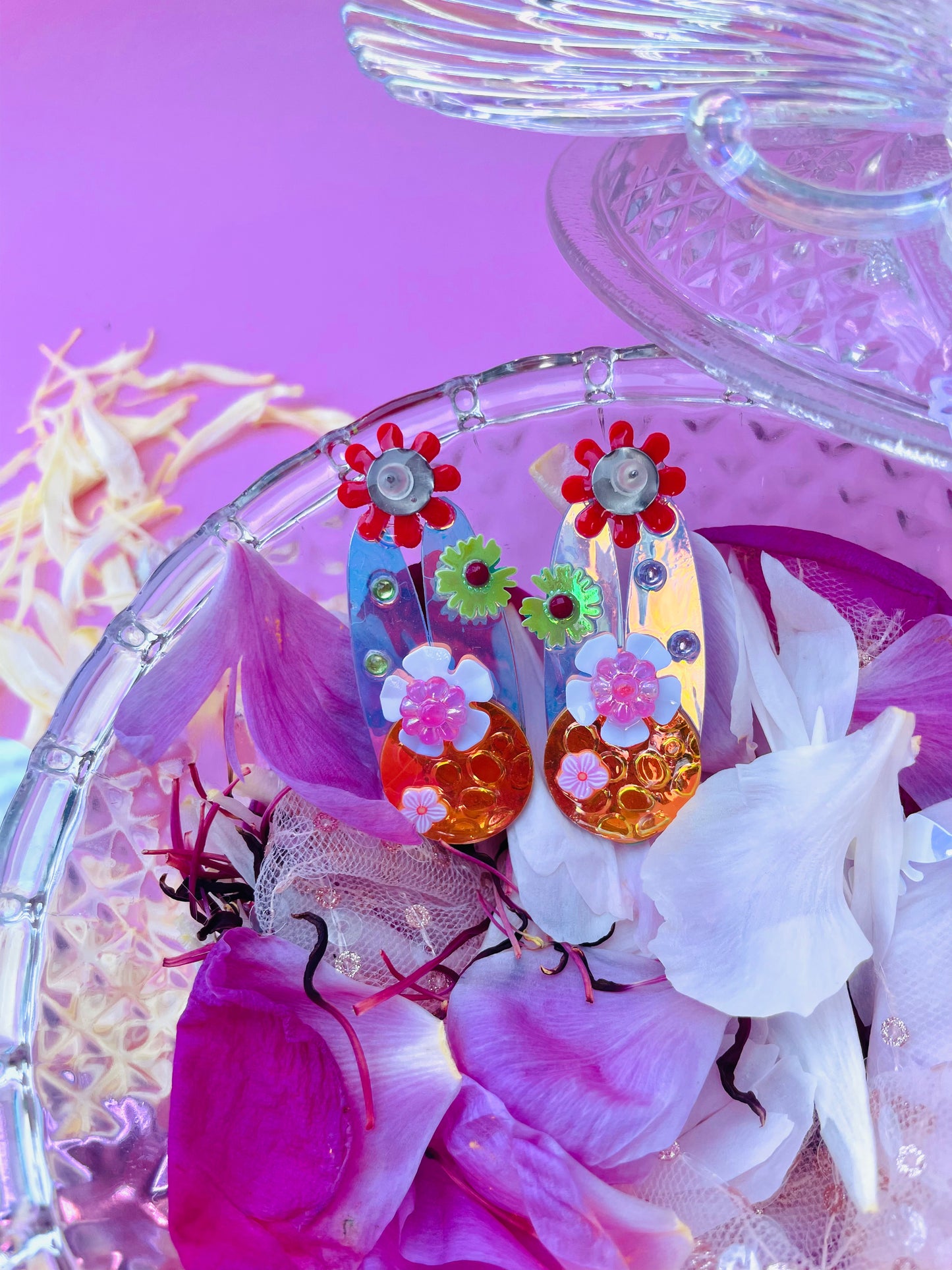 Boucles d’oreilles féériques et légères – "Le printemps est là" - Collection Été 2025