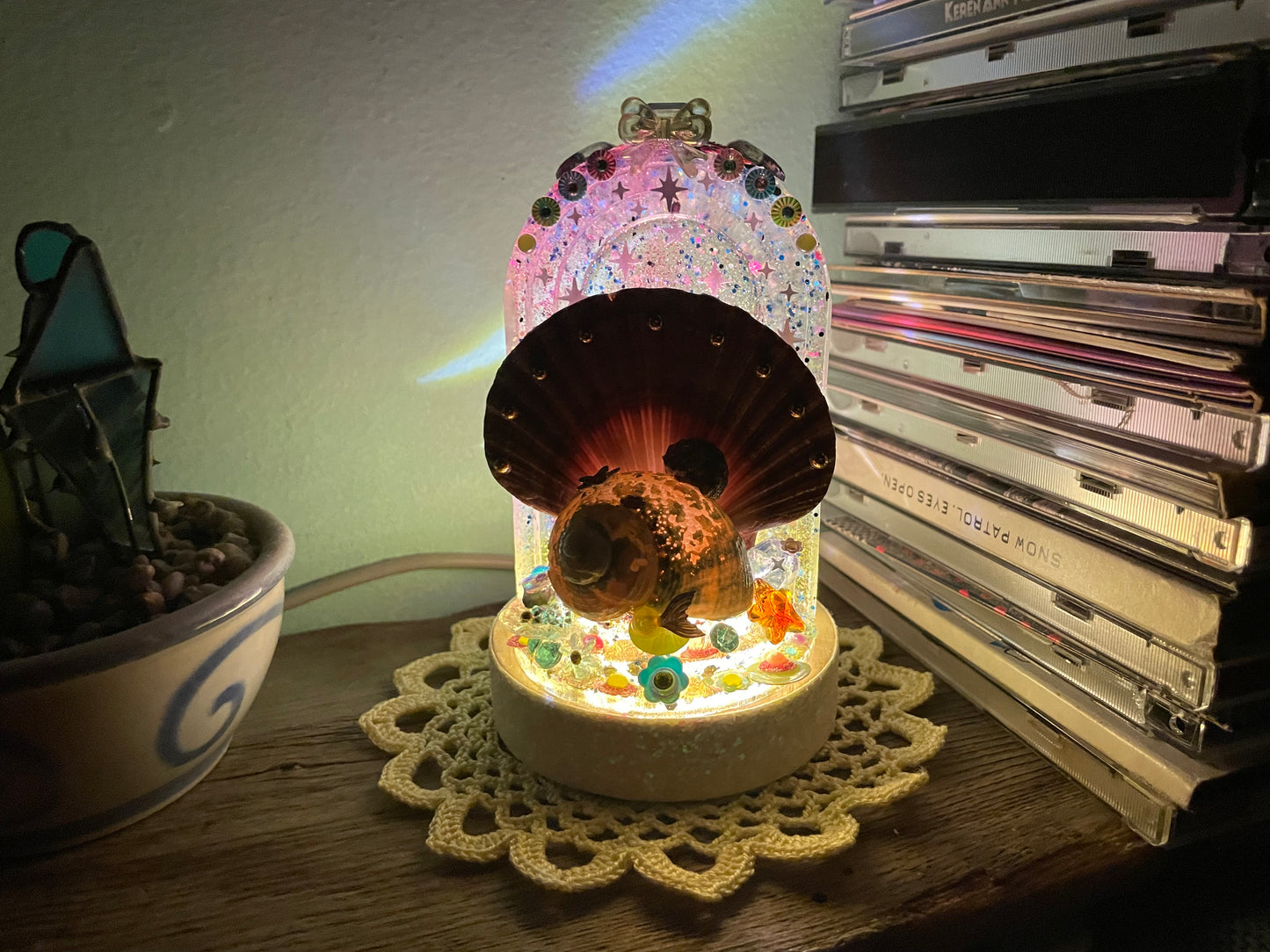La lampe coquillage - "Marcelle et son petit coquillage"