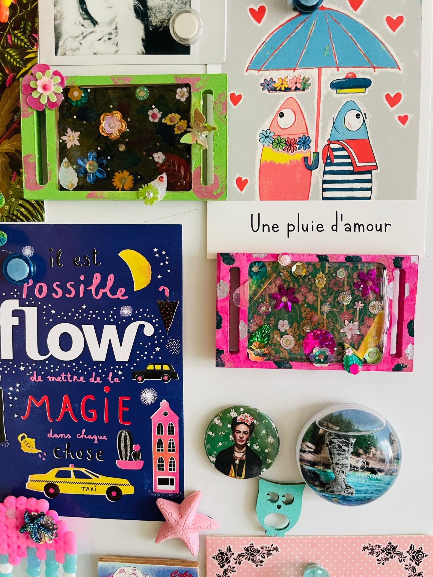 Magnet Enchanté - "Jardin au vert"