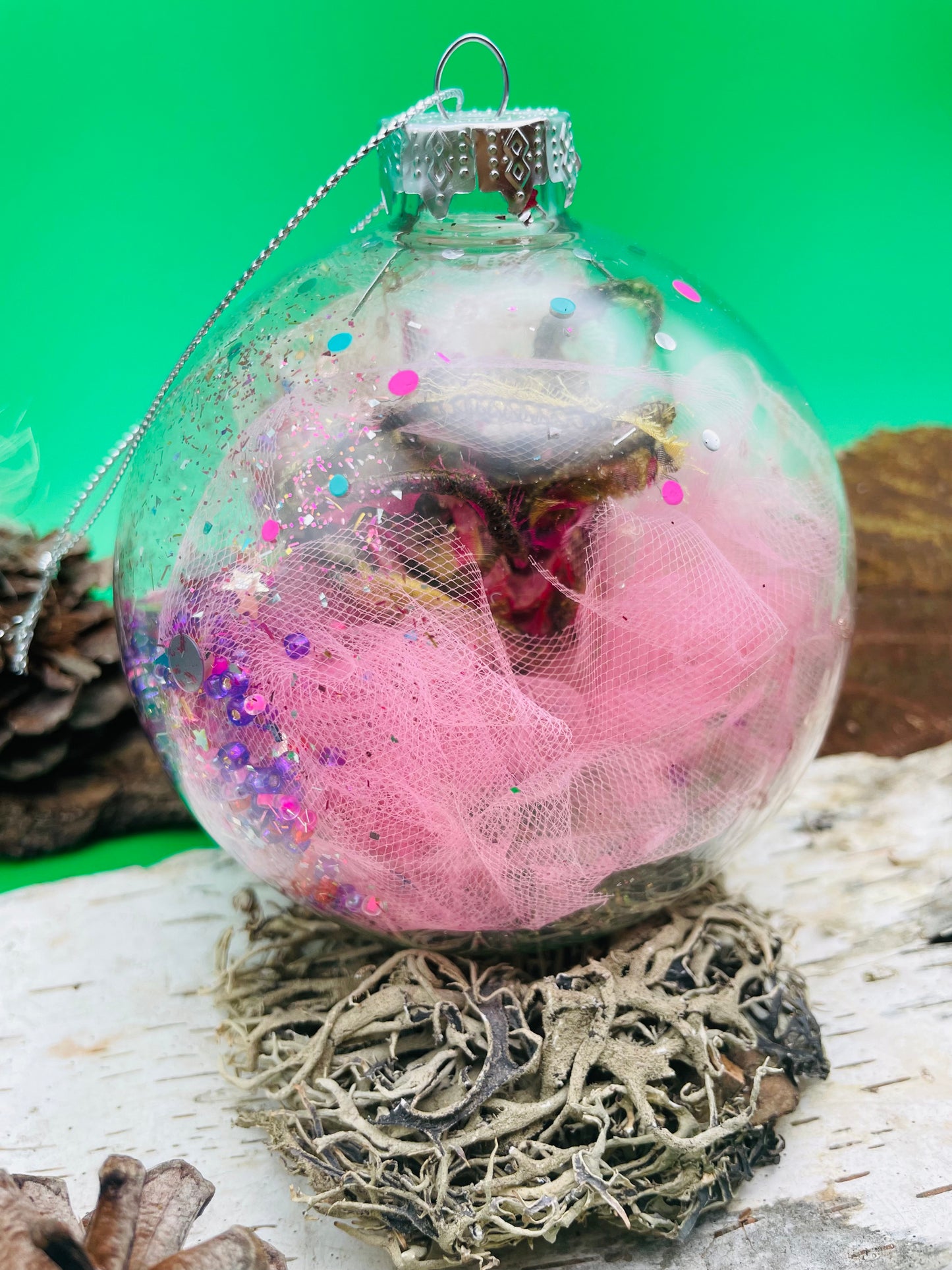 Giga Boule de Noël - Mix 2024 Rose - Deuz'