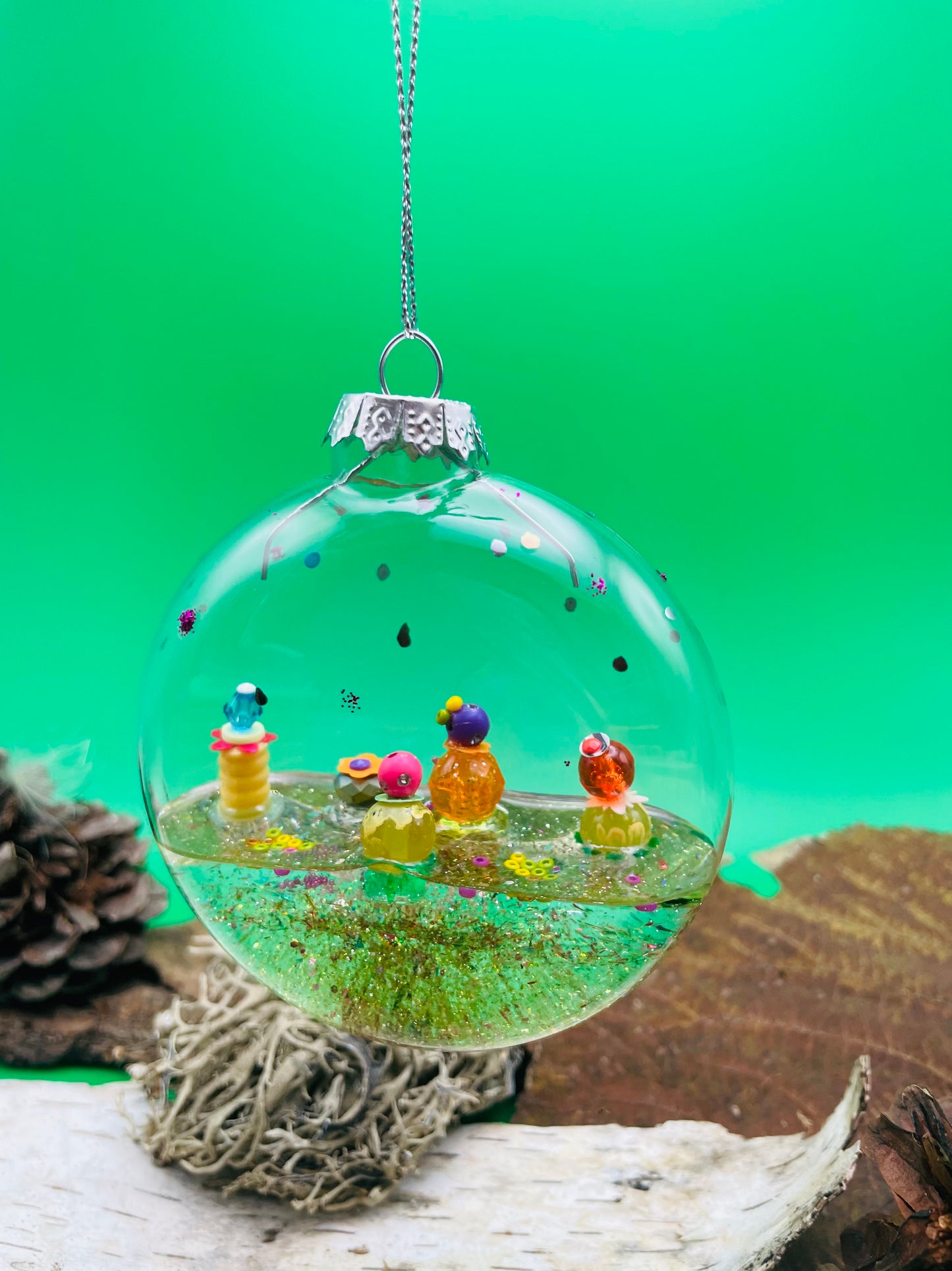 Large Christmas Ball - Acid Garden