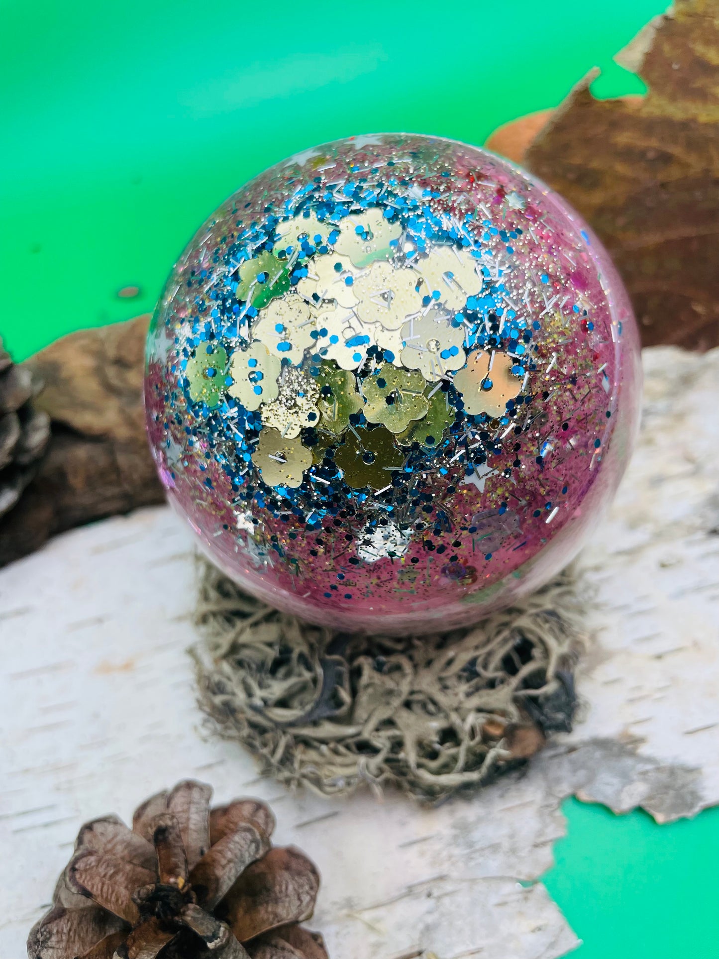 Large Christmas Ornament - Rose F