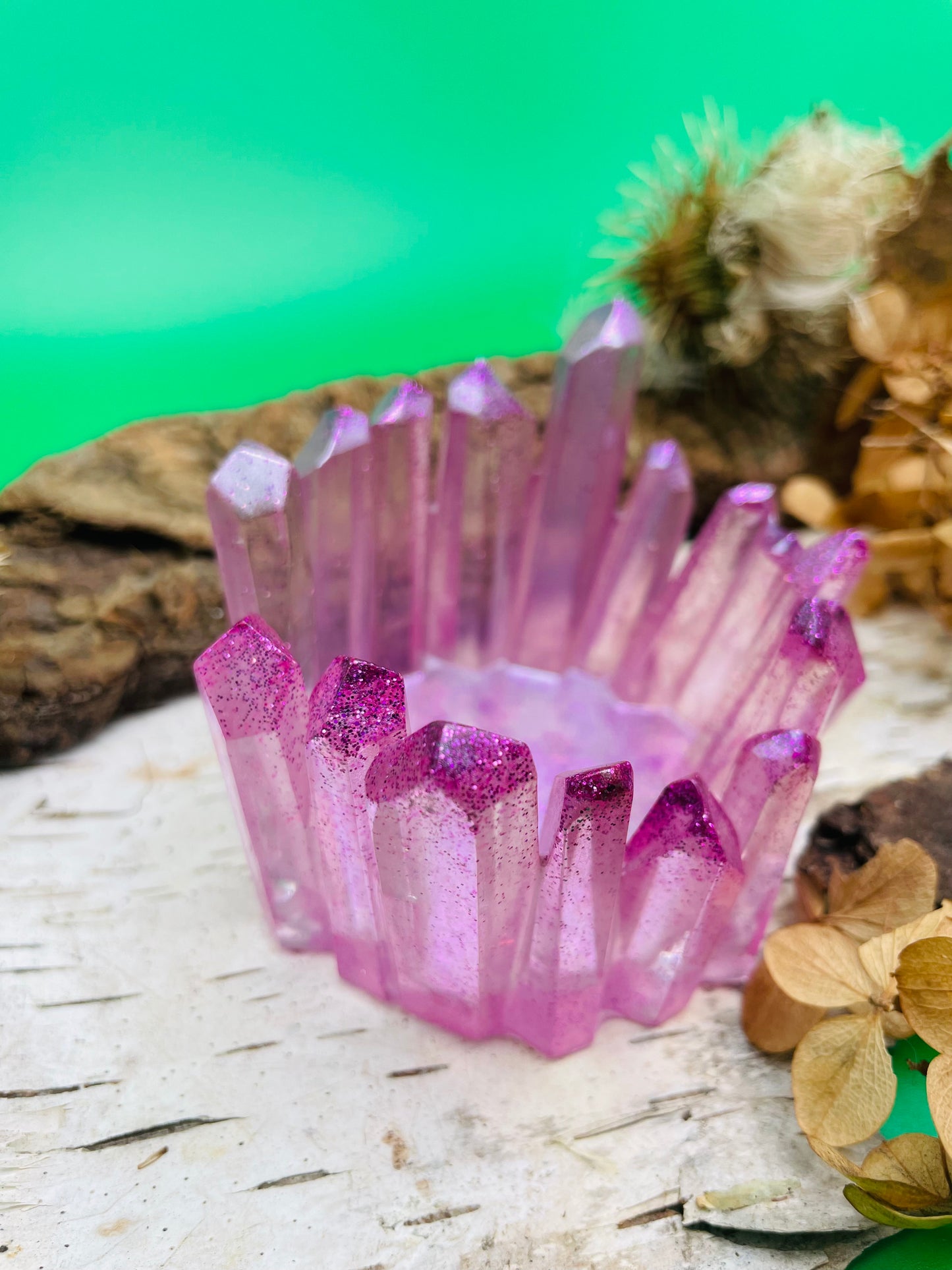 Crystal Jewelry Holder - Pink Vibration