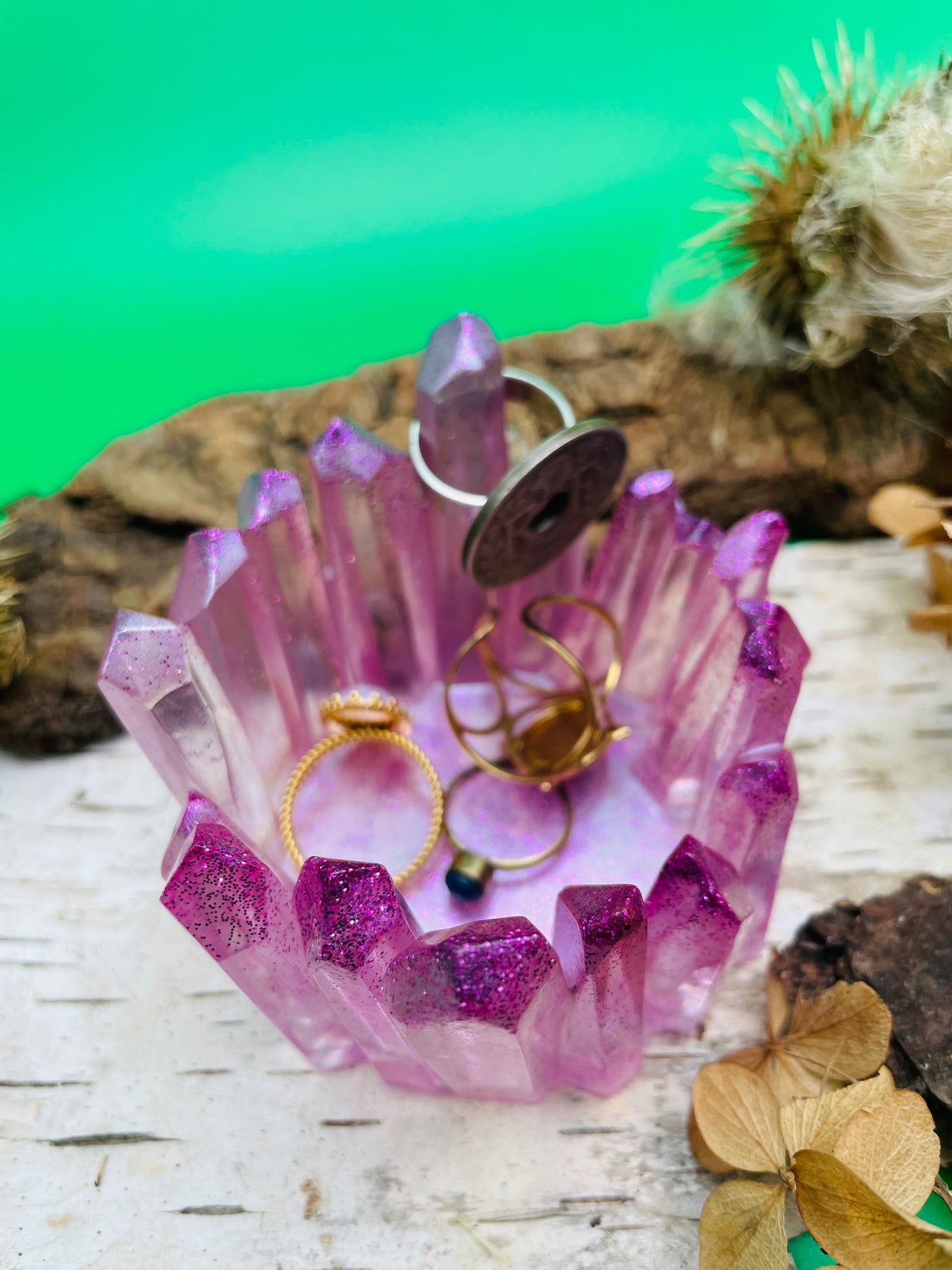 Crystal Jewelry Holder - Pink Vibration