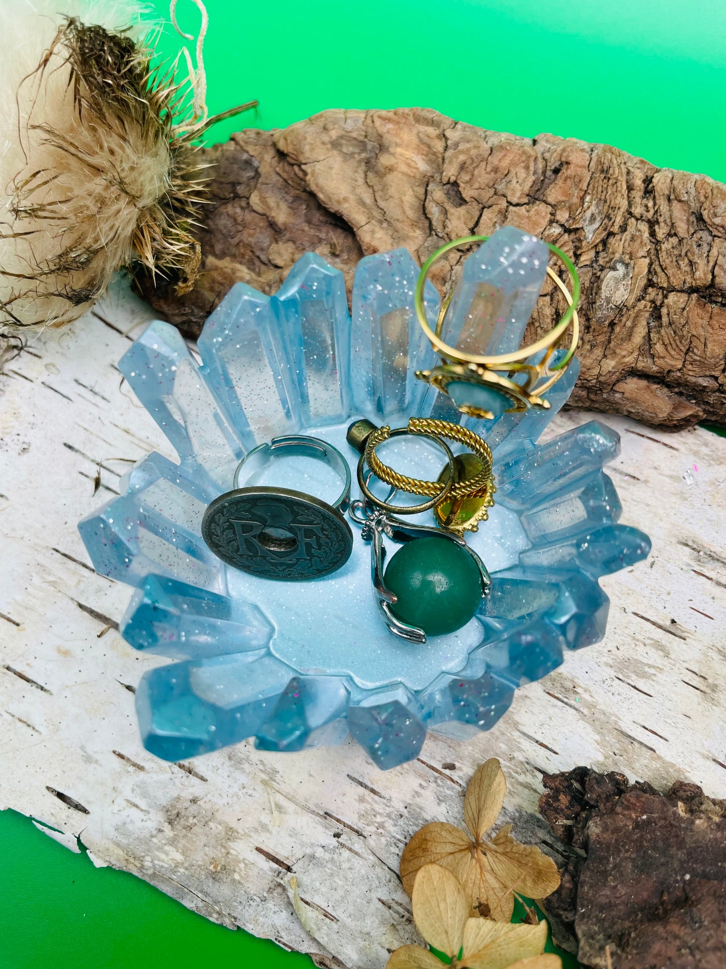 Crystal Jewelry Holder - Sky Burst