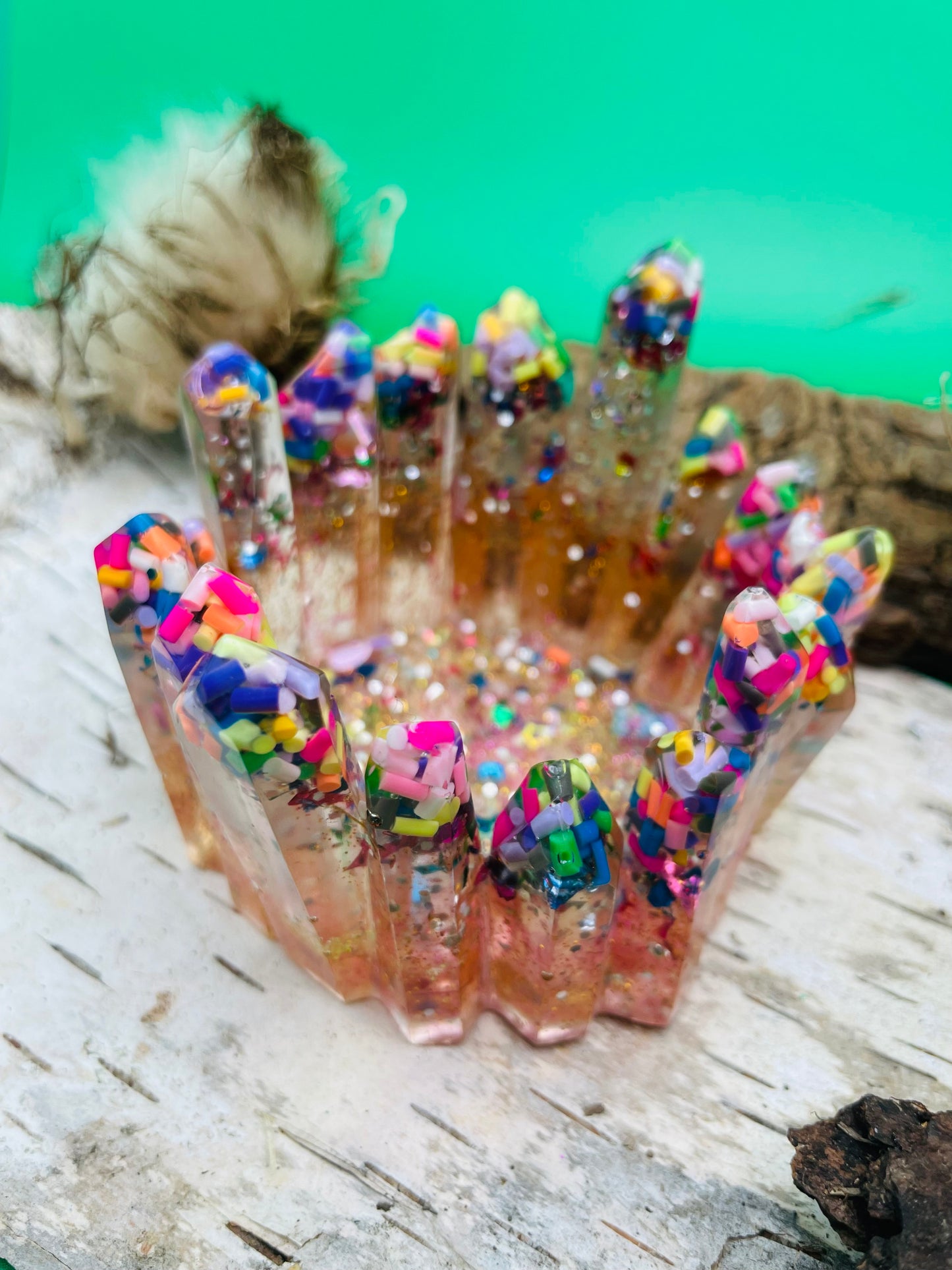 Crystal Jewelry Holder - Confetti
