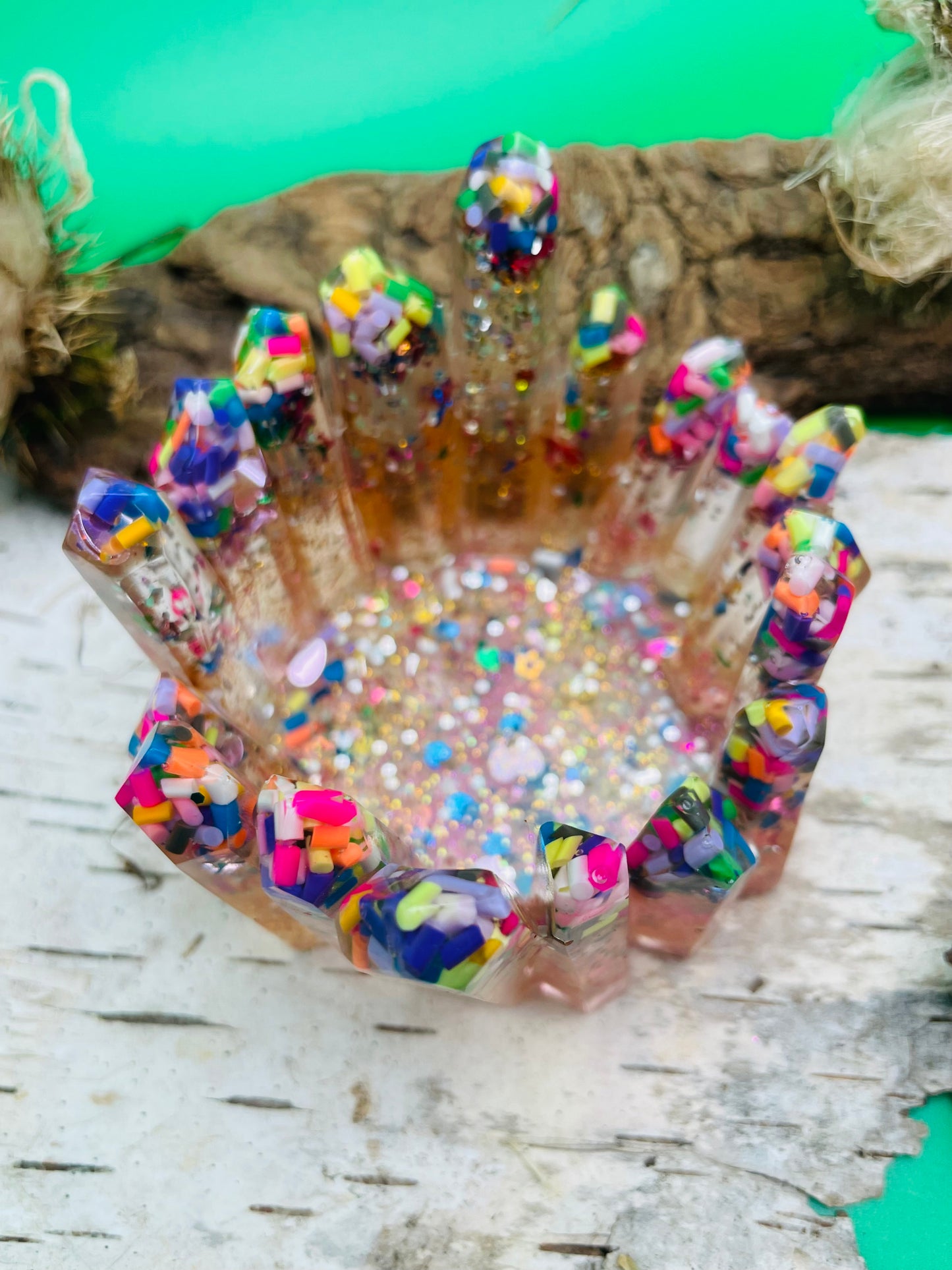 Crystal Jewelry Holder - Confetti