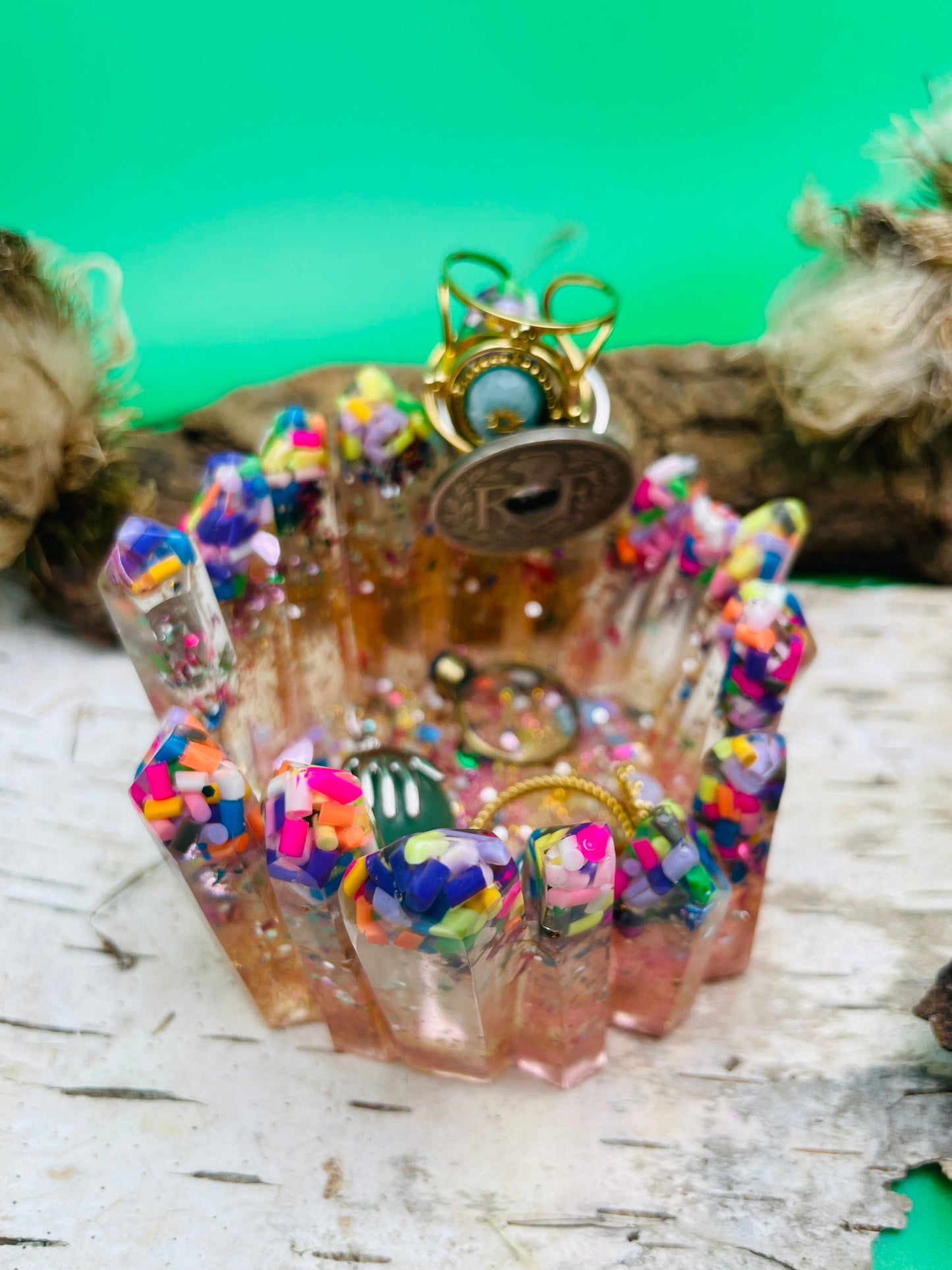 Crystal Jewelry Holder - Confetti