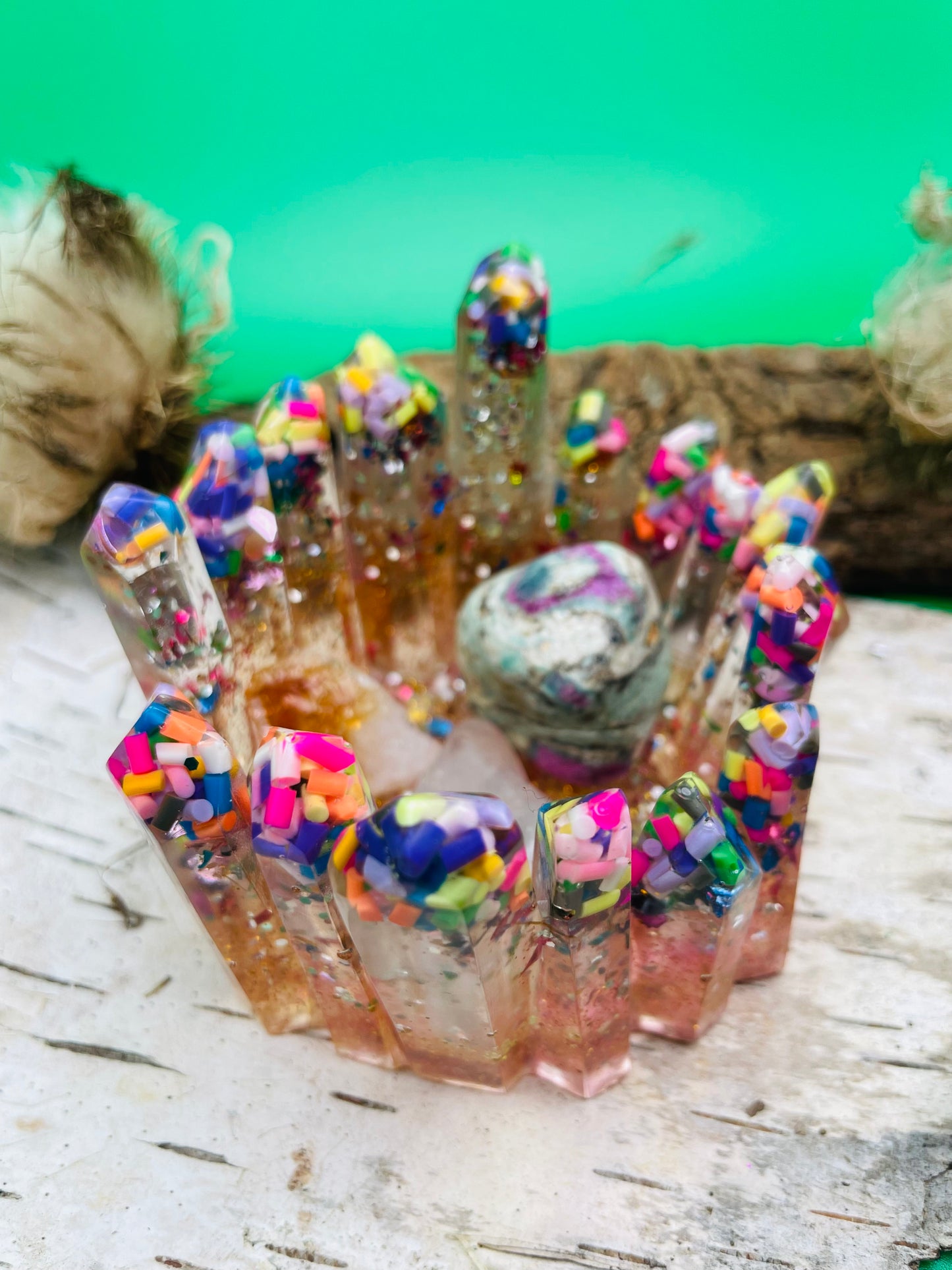 Crystal Jewelry Holder - Confetti