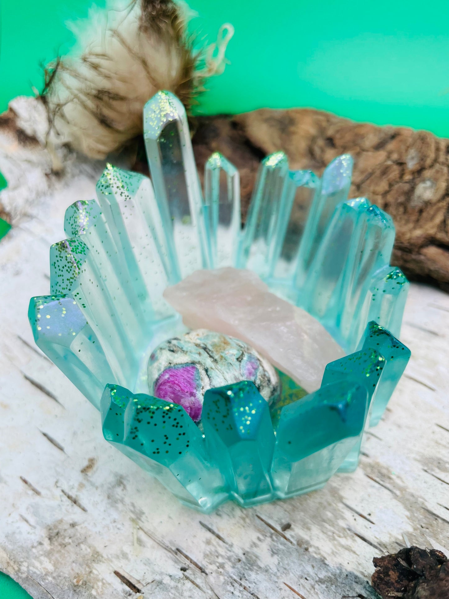Crystal Jewelry Holder - Frost Glade