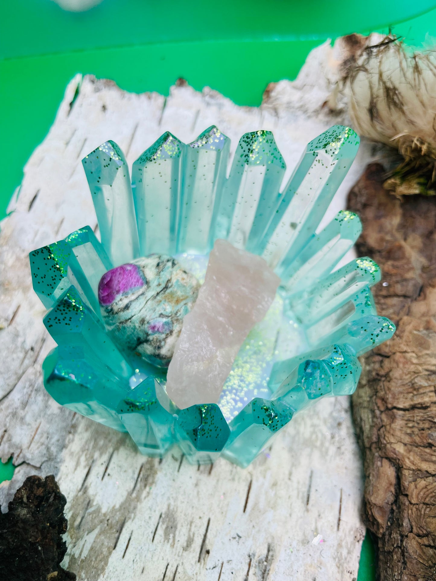 Crystal Jewelry Holder - Frost Glade