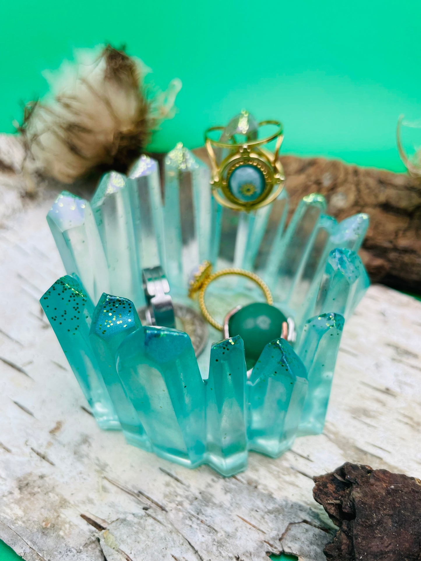 Crystal Jewelry Holder - Frost Glade