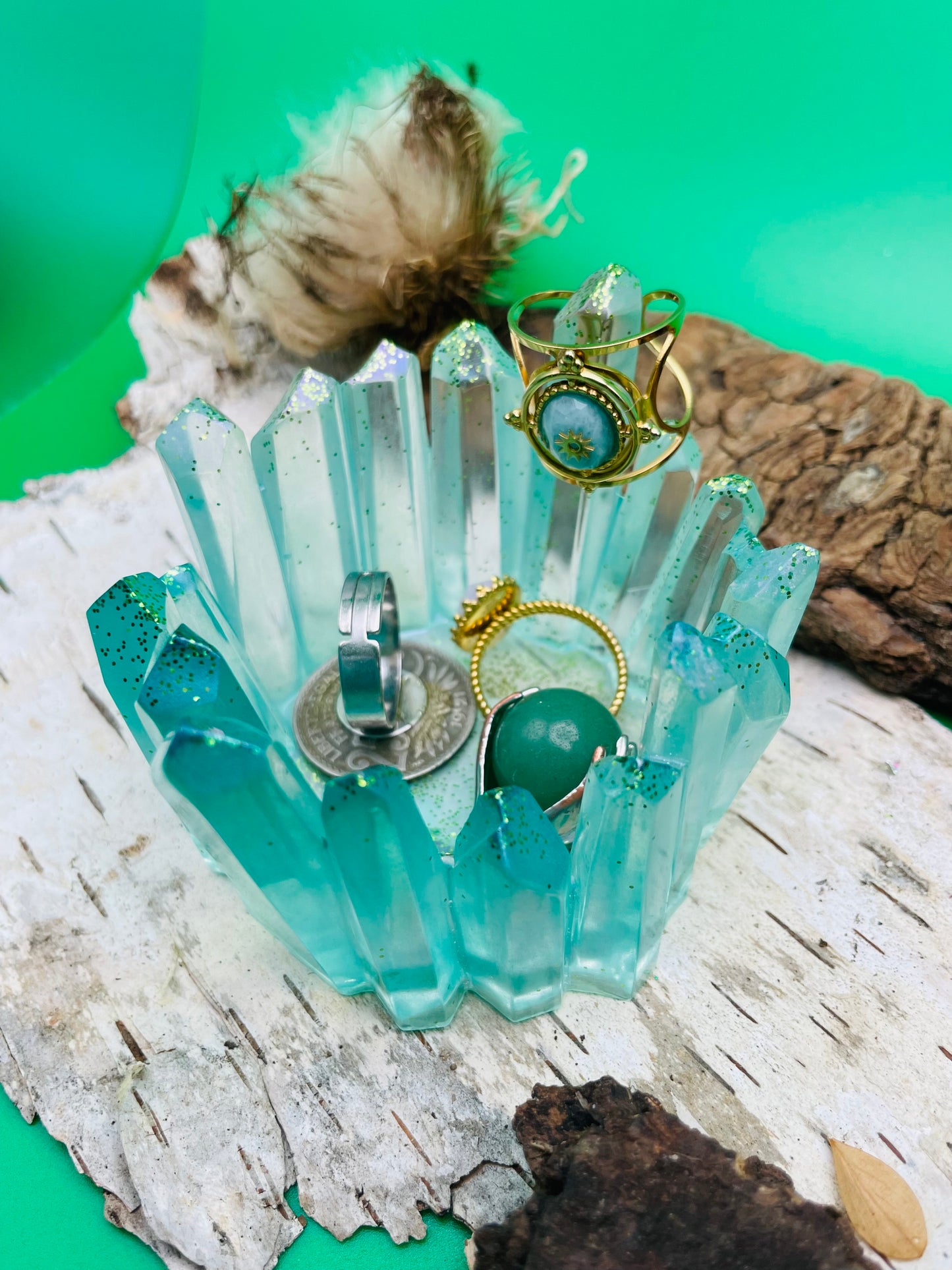 Crystal Jewelry Holder - Frost Glade
