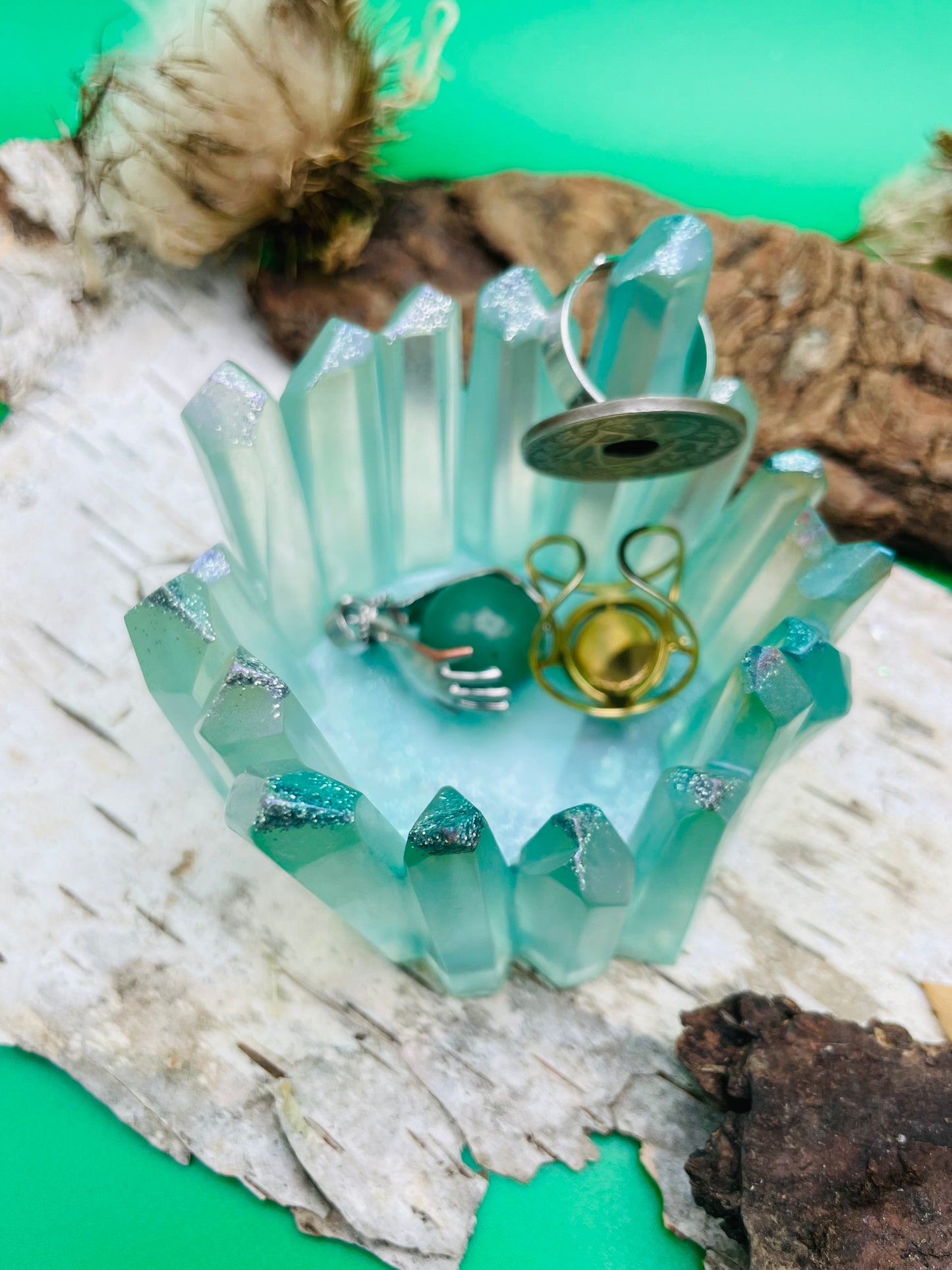 Crystal Jewelry Holder - Polar Crown