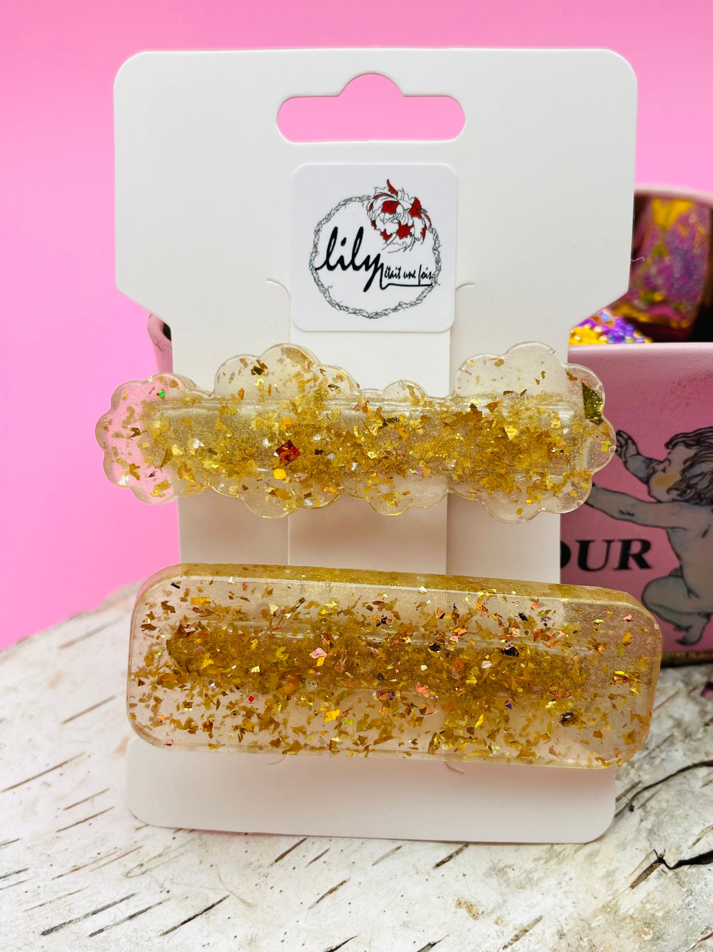 Barrettes Duo - Definitely Golden
