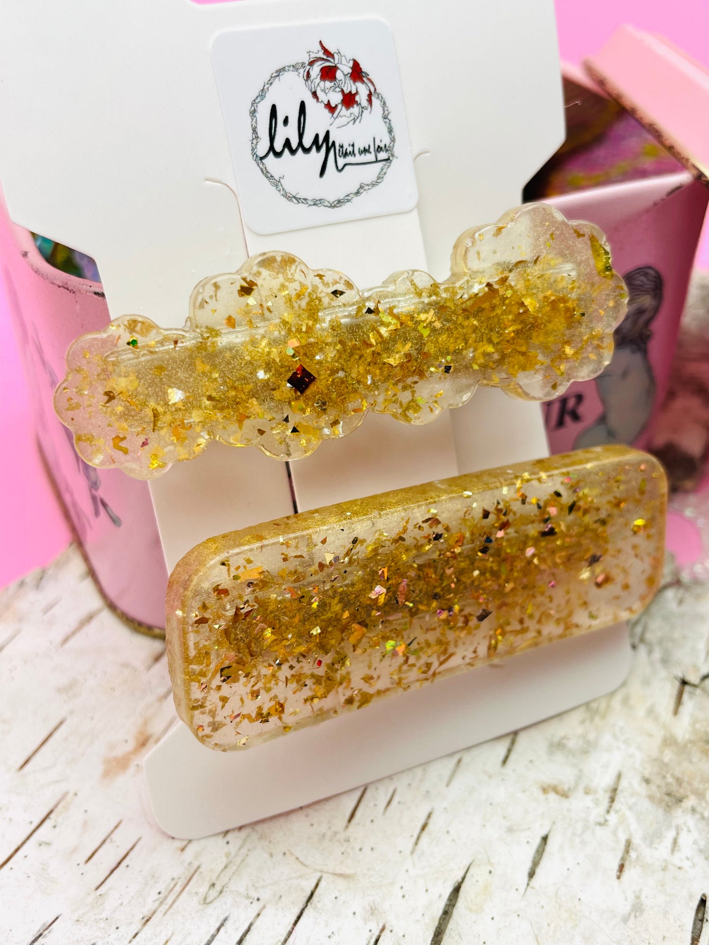 Barrettes Duo - Definitely Golden