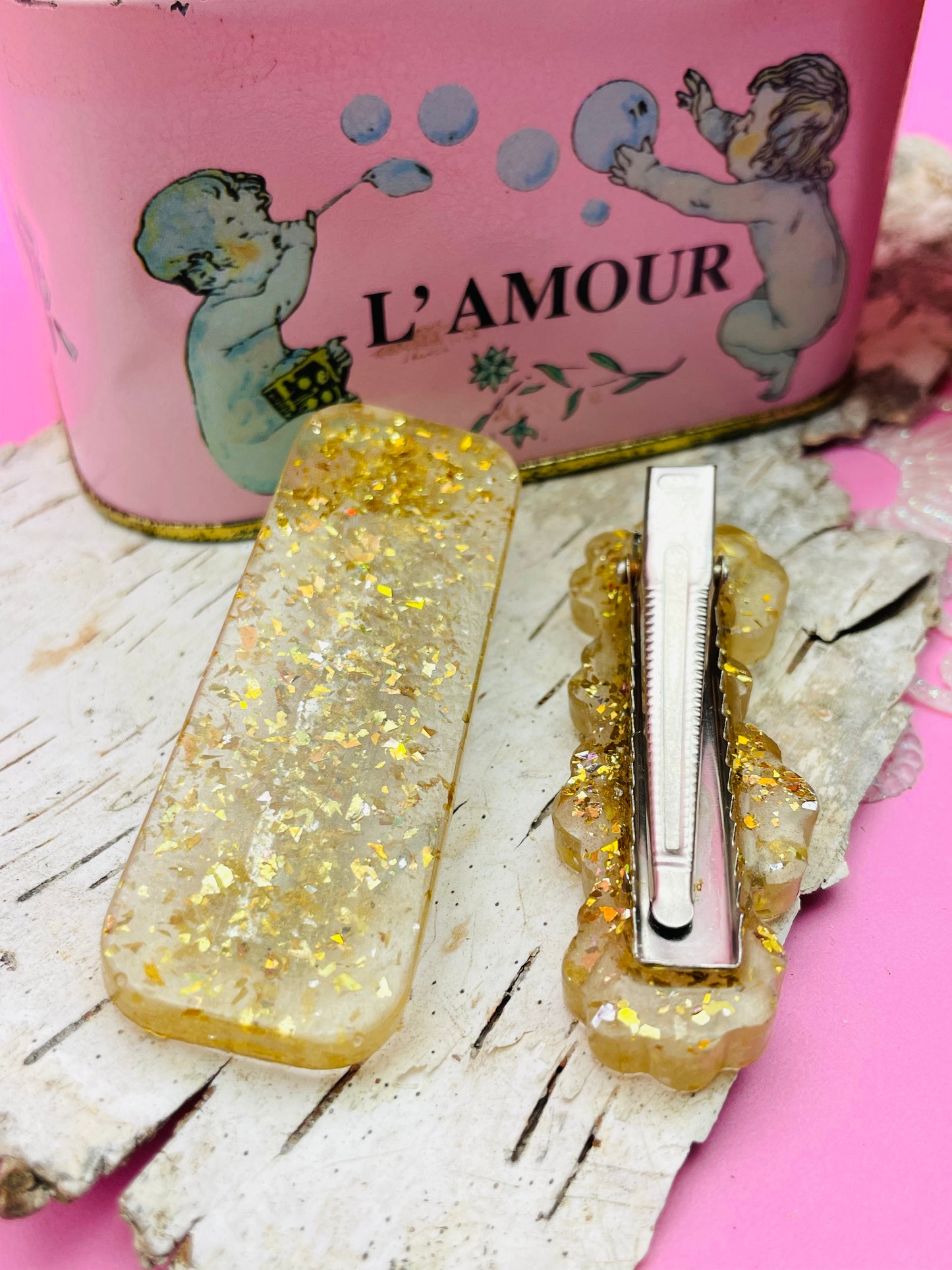 Barrettes Duo - Definitely Golden