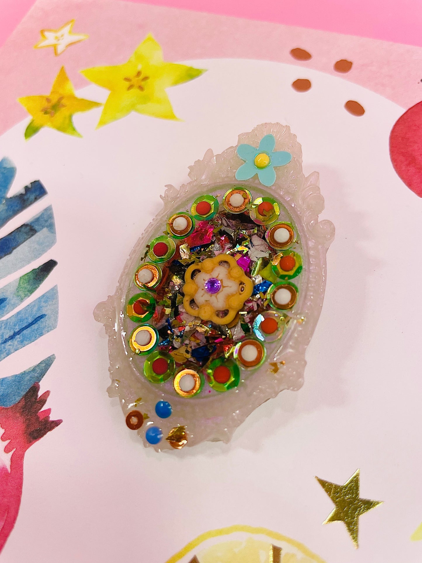 Unique Fairy Brooch "Flora" - Handmade - Online Exclusive