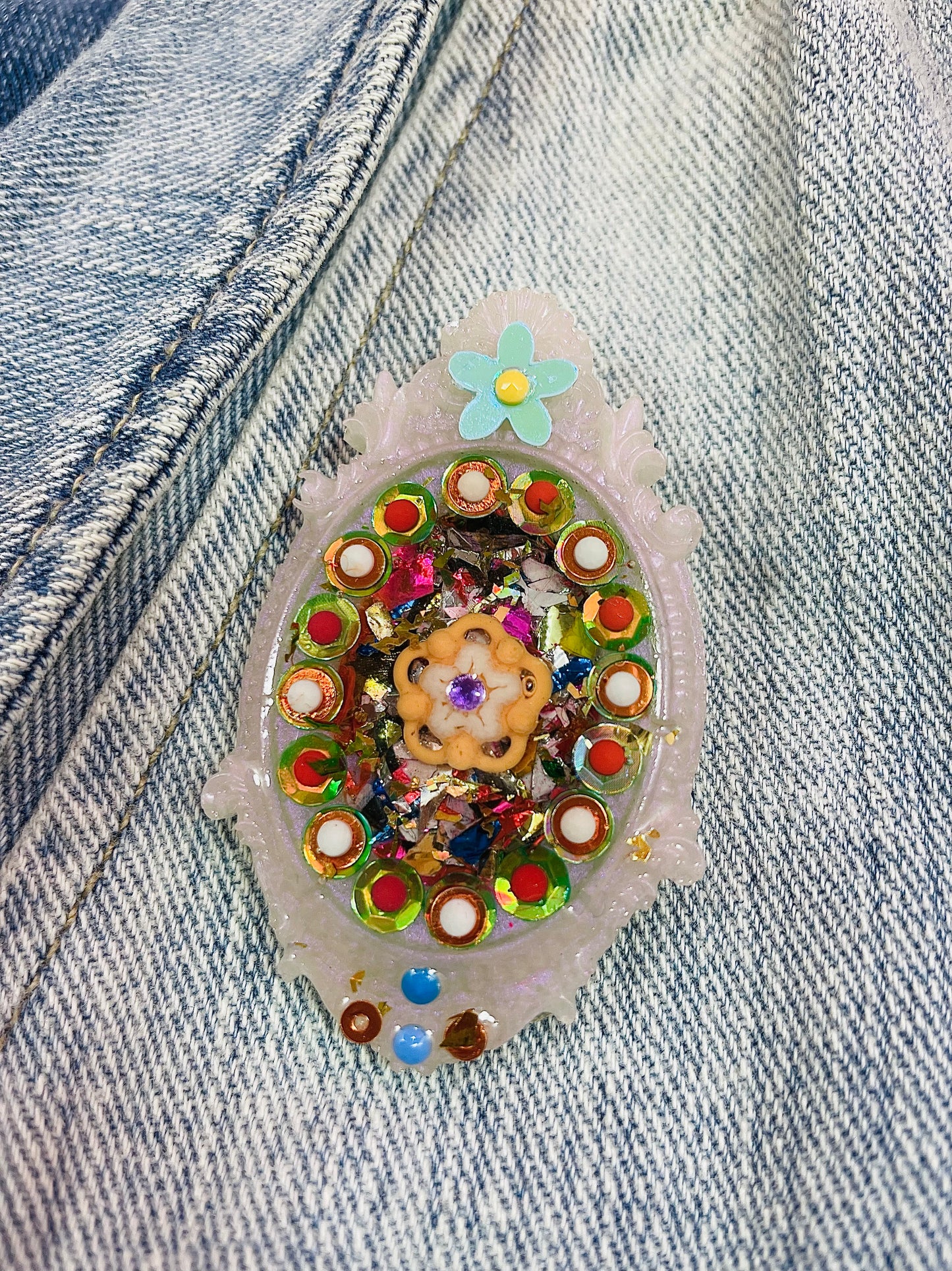 Unique Fairy Brooch "Flora" - Handmade - Online Exclusive
