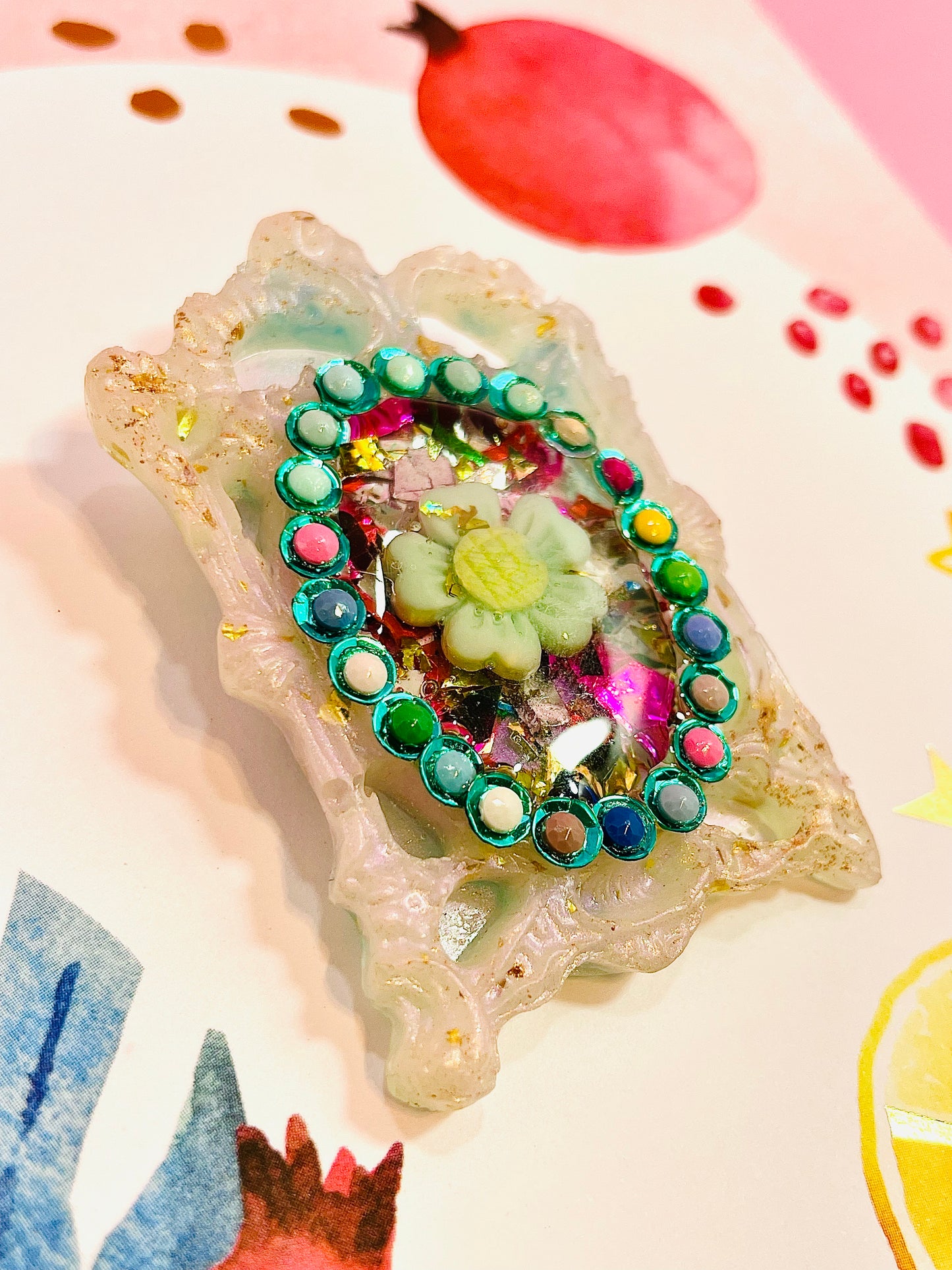 Broche féérique unique "Hua" - Fait main - Exclusivité en ligne