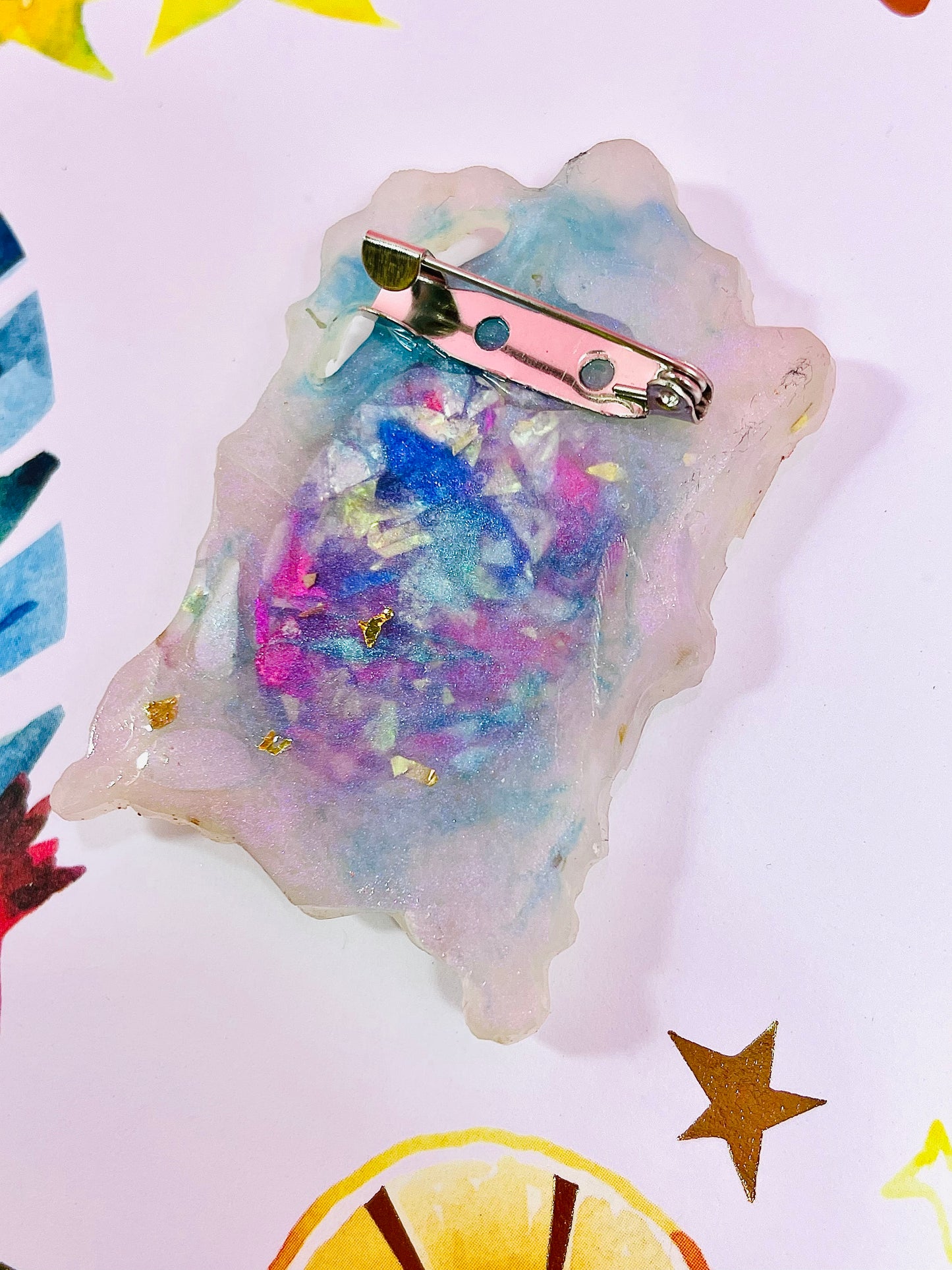 Broche féérique unique "Hua" - Fait main - Exclusivité en ligne