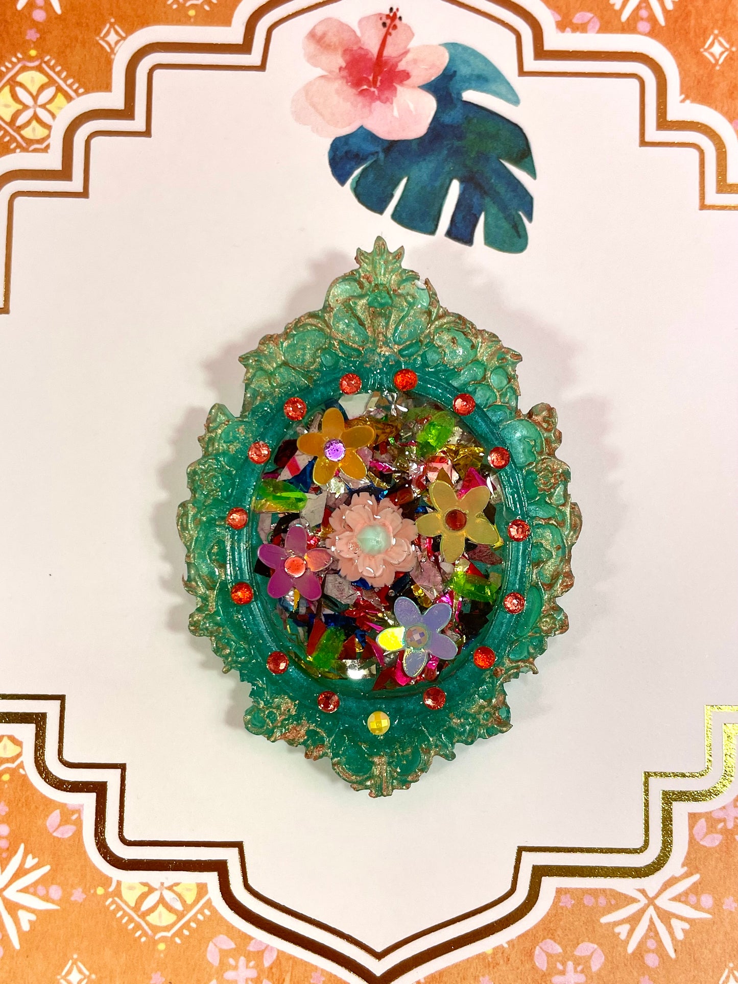 Unique fairy brooch "Senna" - Handmade - Online exclusive