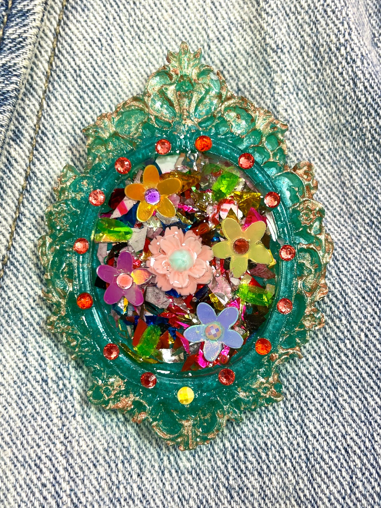 Unique fairy brooch "Senna" - Handmade - Online exclusive