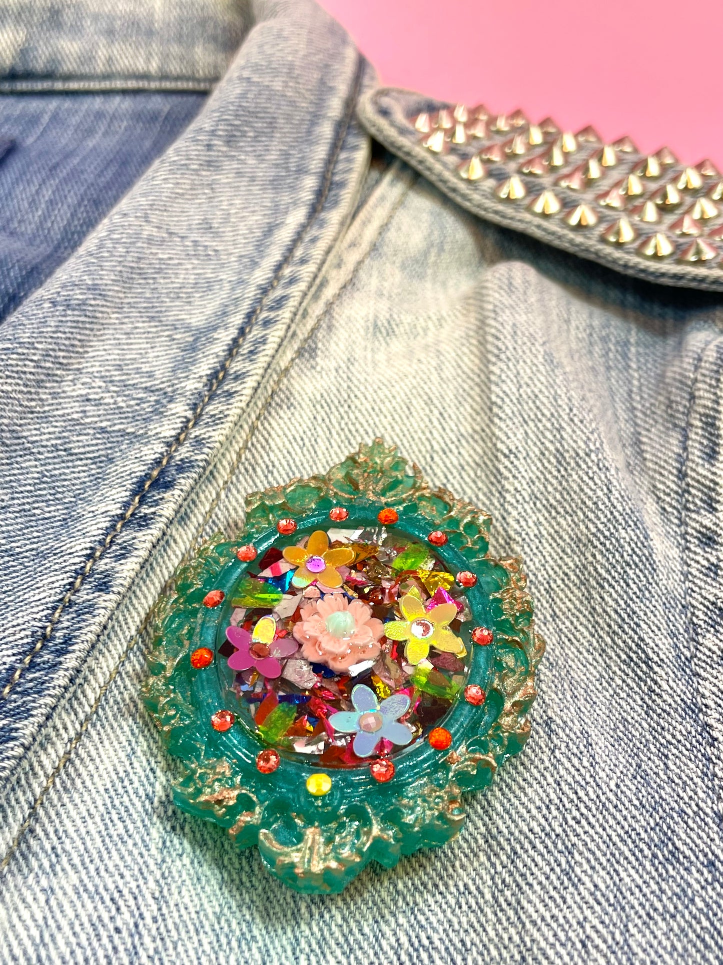 Unique fairy brooch "Senna" - Handmade - Online exclusive