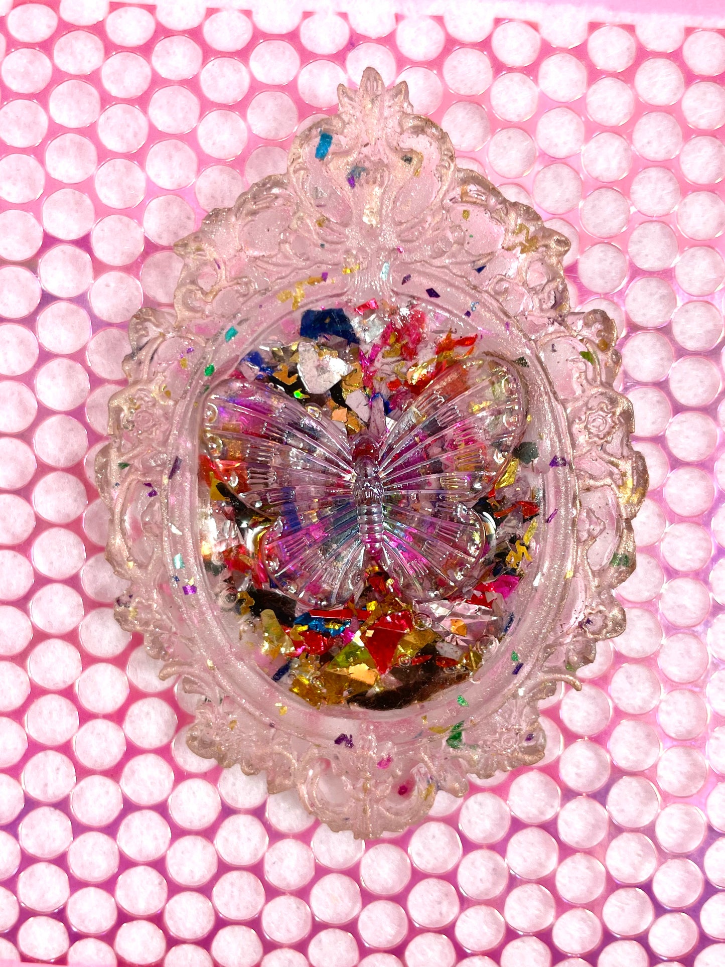 Fairytale and unique brooch "Mariposa" - Handmade - Online exclusive