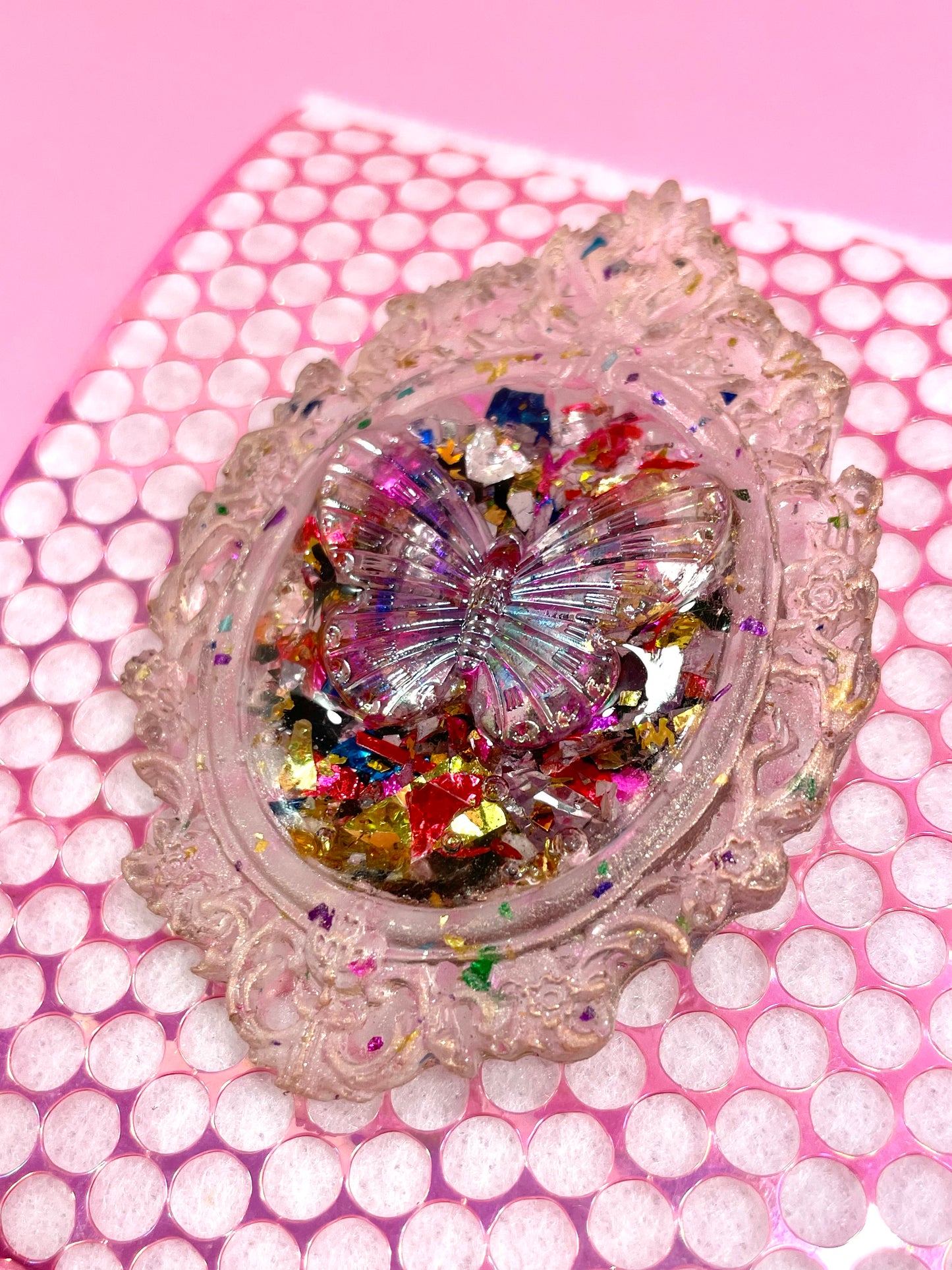 Fairytale and unique brooch "Mariposa" - Handmade - Online exclusive