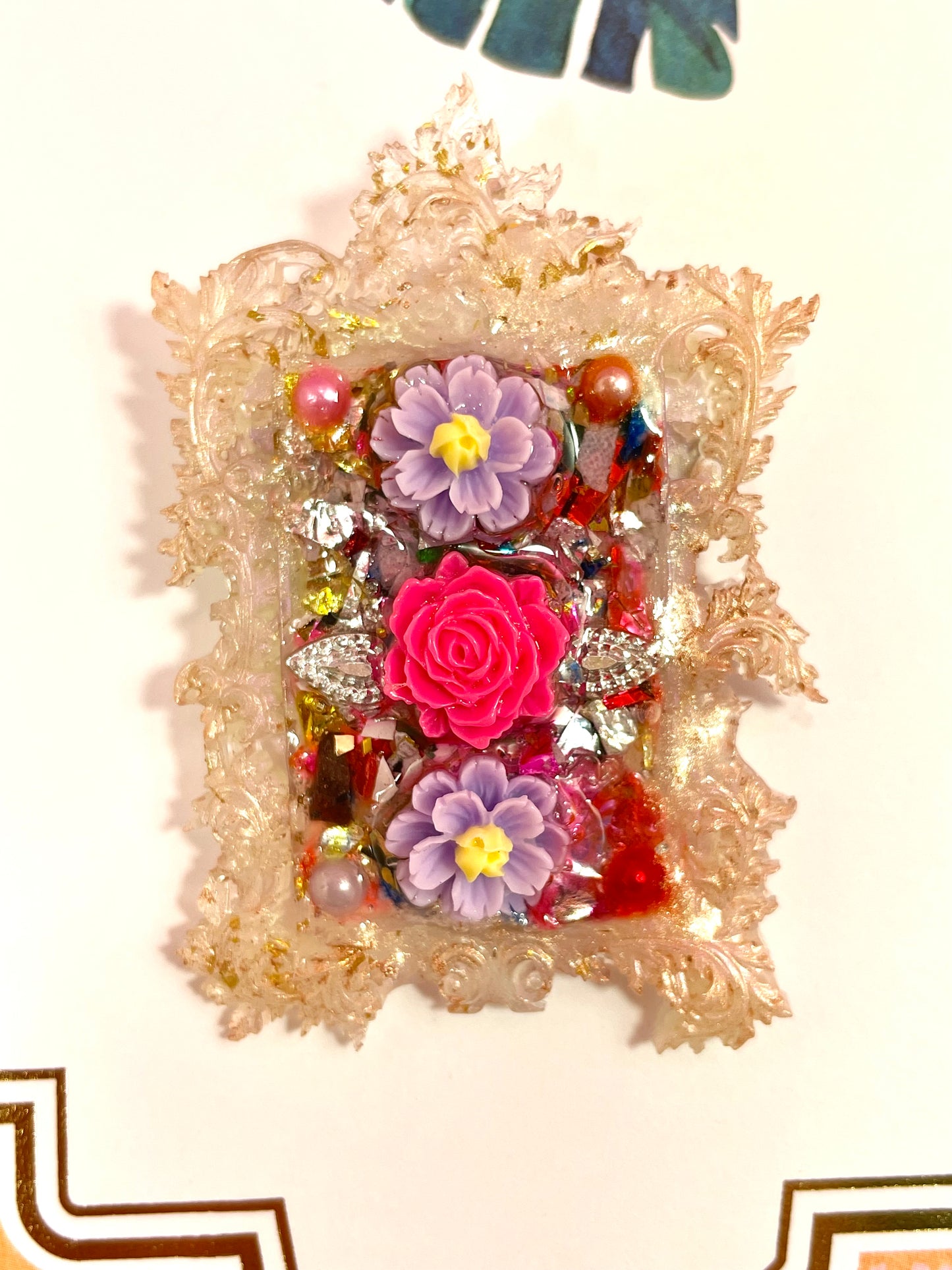 Magical and unique brooch "Malika" - Handmade - Online exclusive
