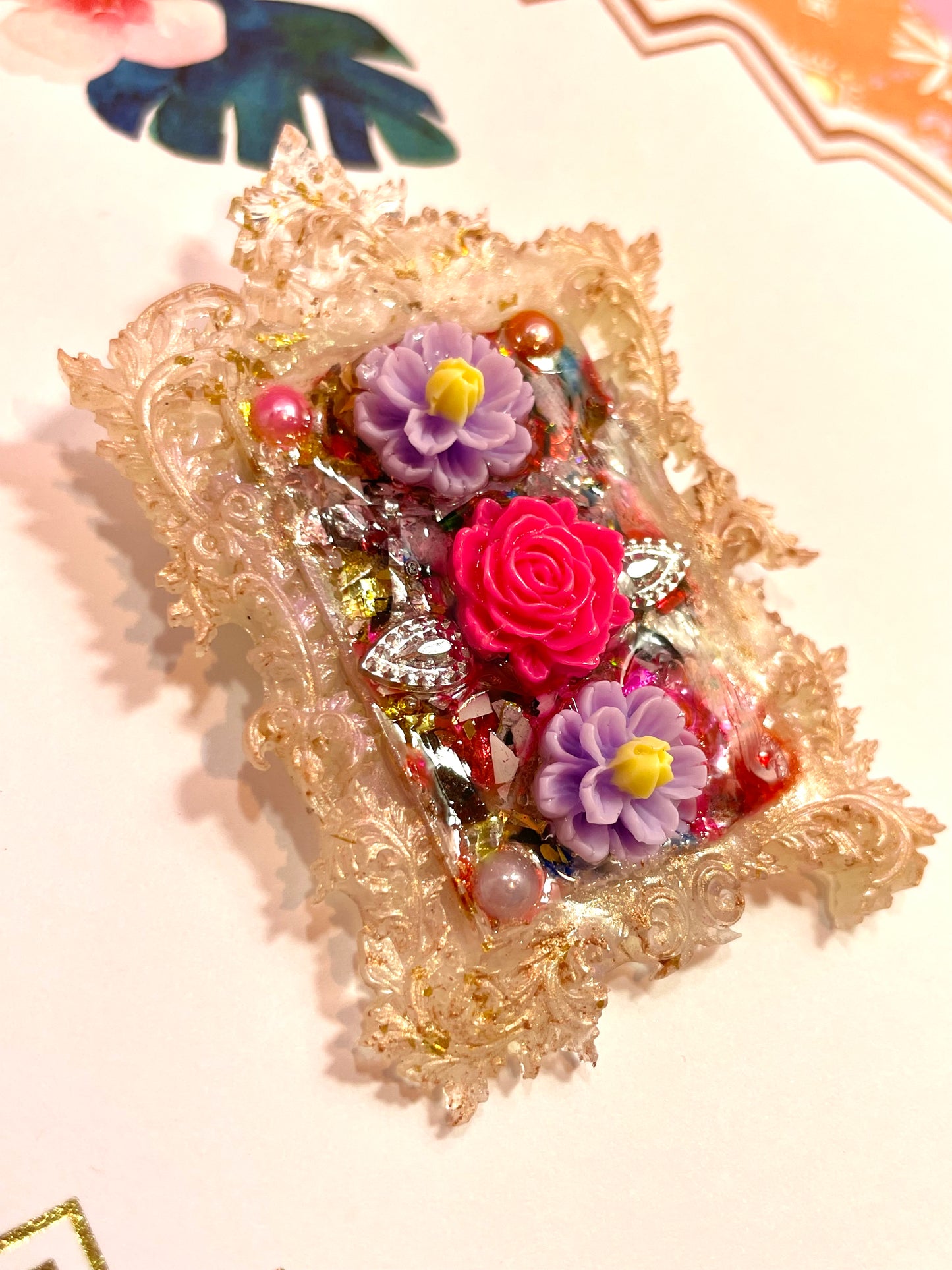 Magical and unique brooch "Malika" - Handmade - Online exclusive
