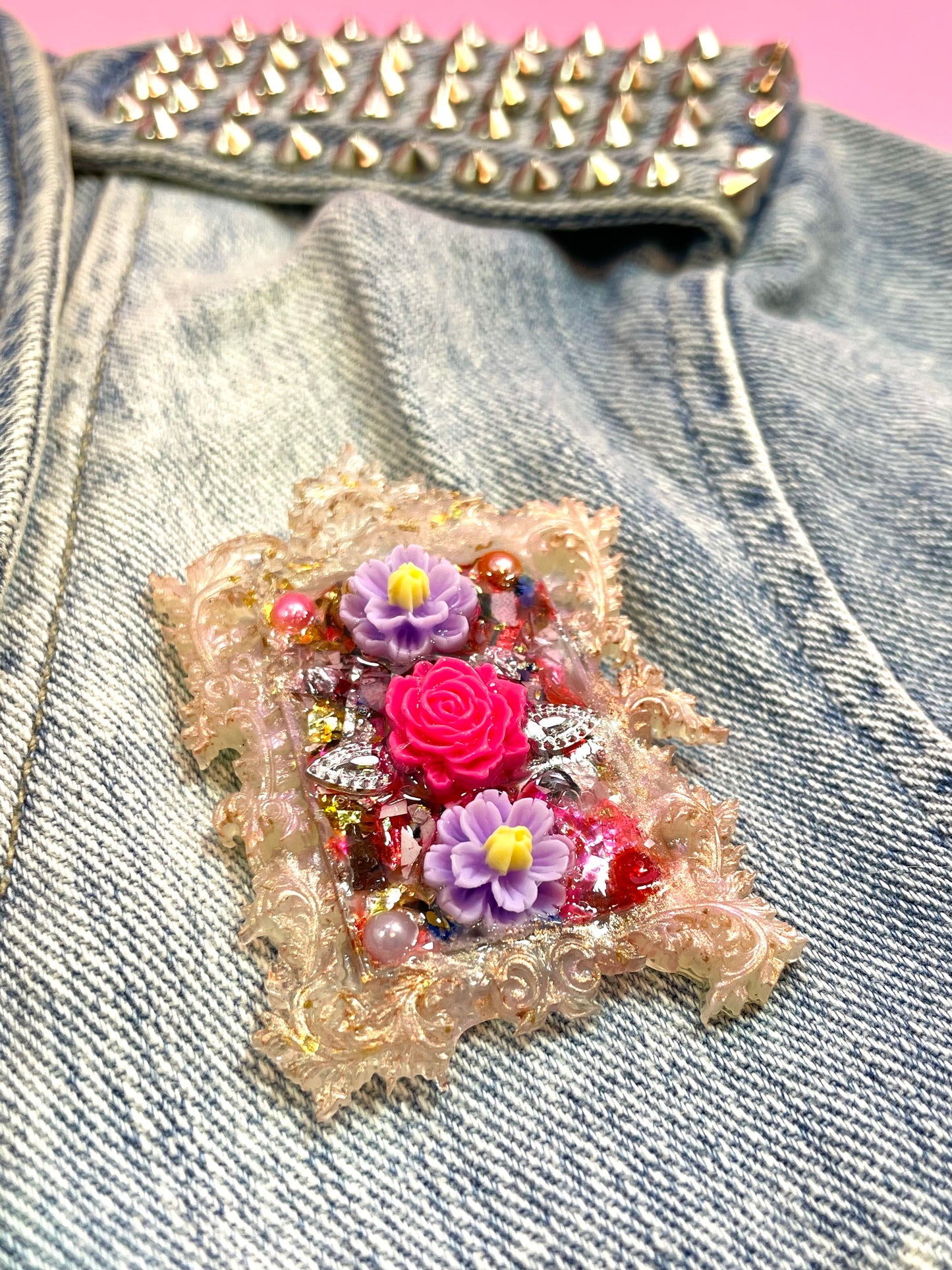 Magical and unique brooch "Malika" - Handmade - Online exclusive