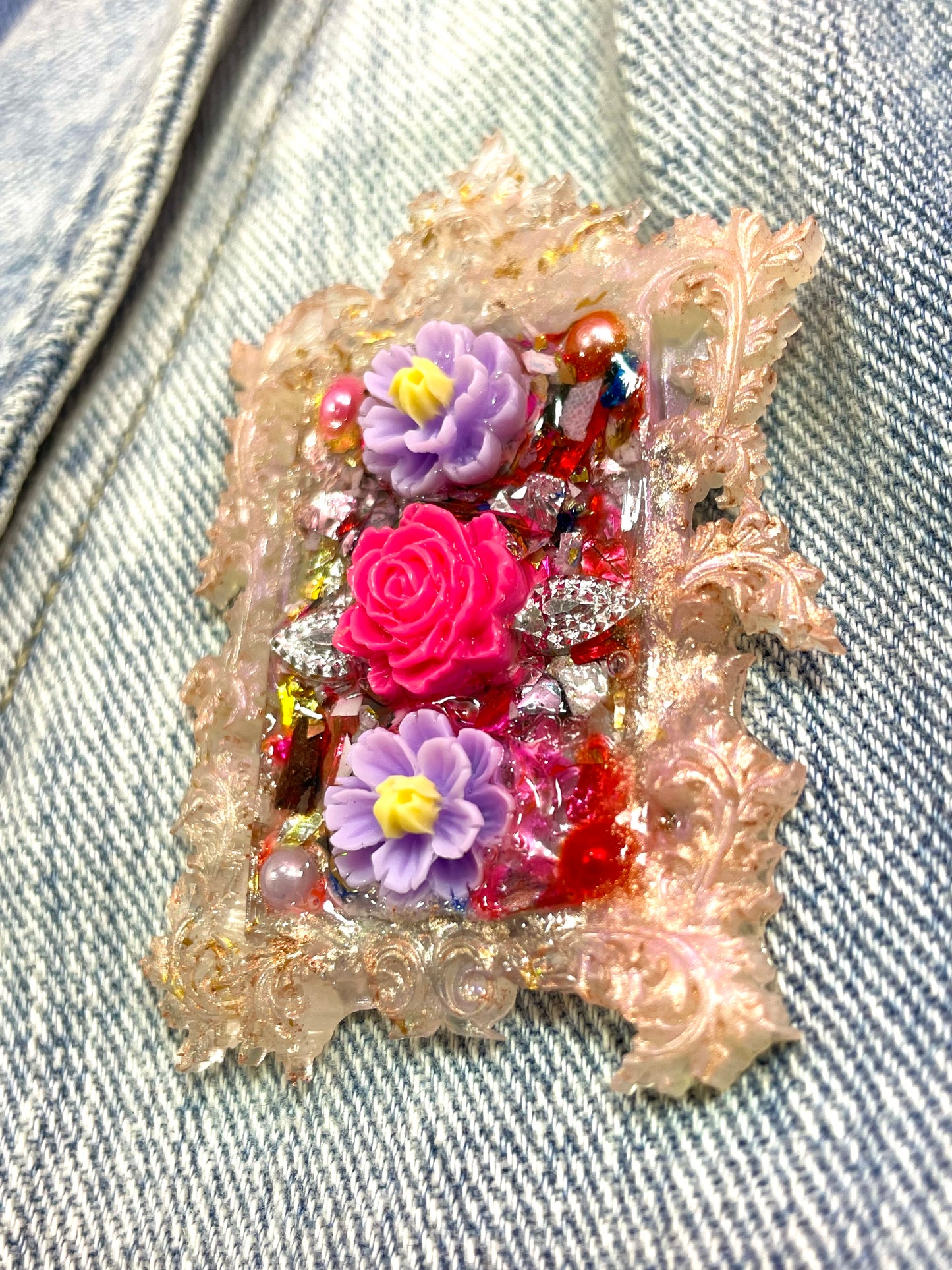 Magical and unique brooch "Malika" - Handmade - Online exclusive