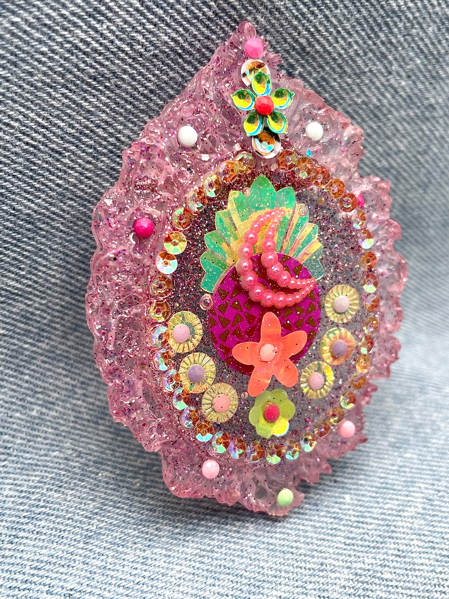 Unique fairy brooch "Solene" - Handmade - Online exclusive