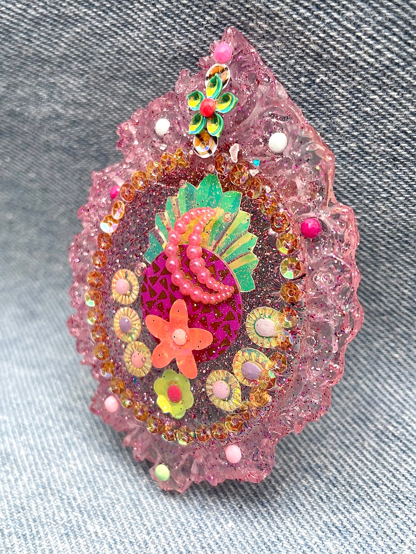 Unique fairy brooch "Solene" - Handmade - Online exclusive