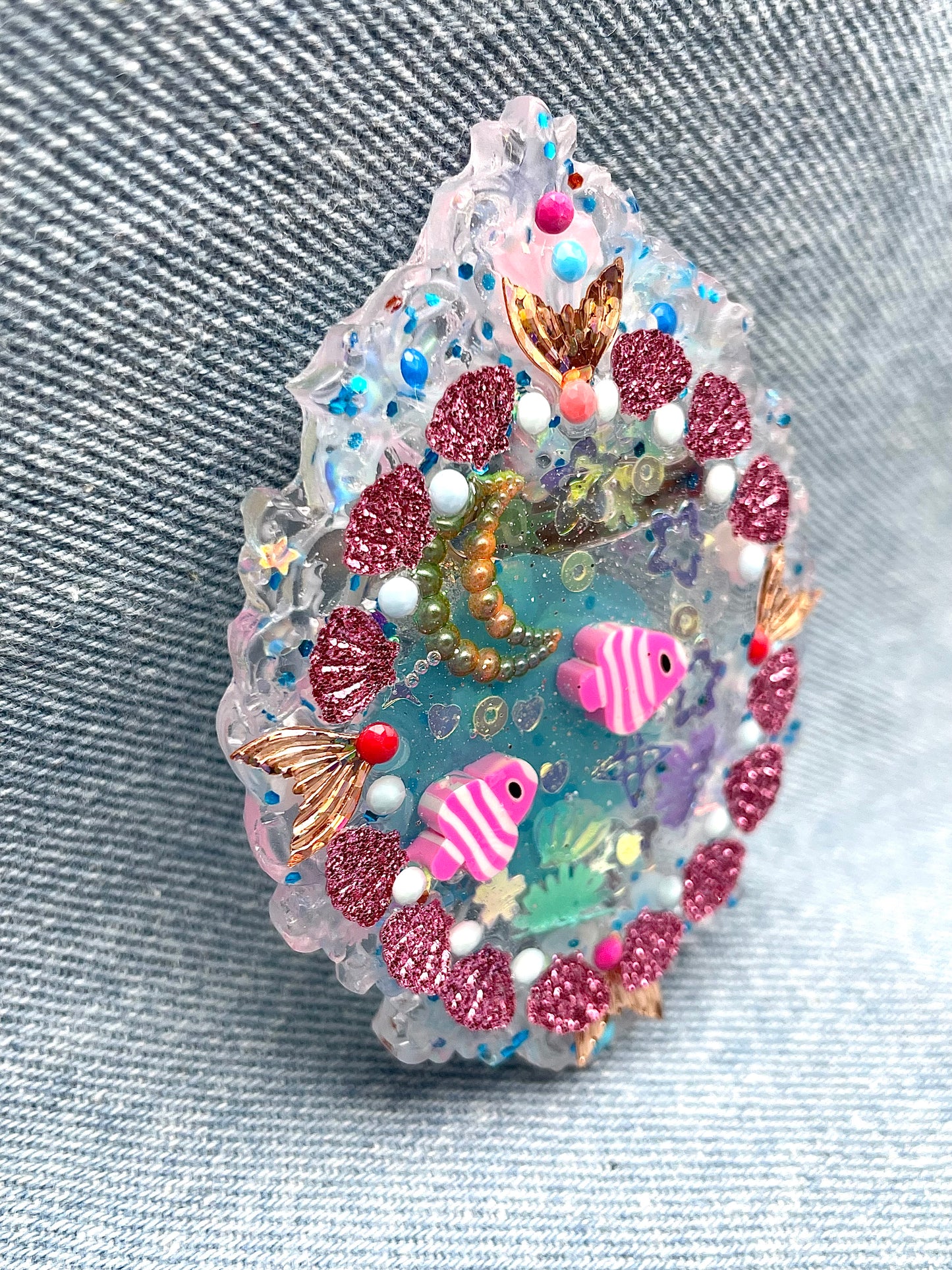 Unique Fairy Brooch "Luna" - Handmade - Online Exclusive
