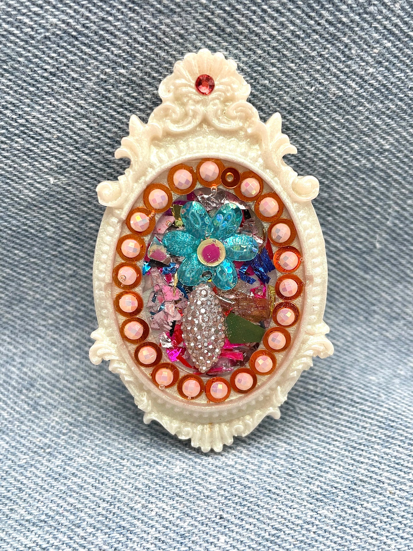 Unique fairy brooch "Liana" - Handmade - Online exclusive