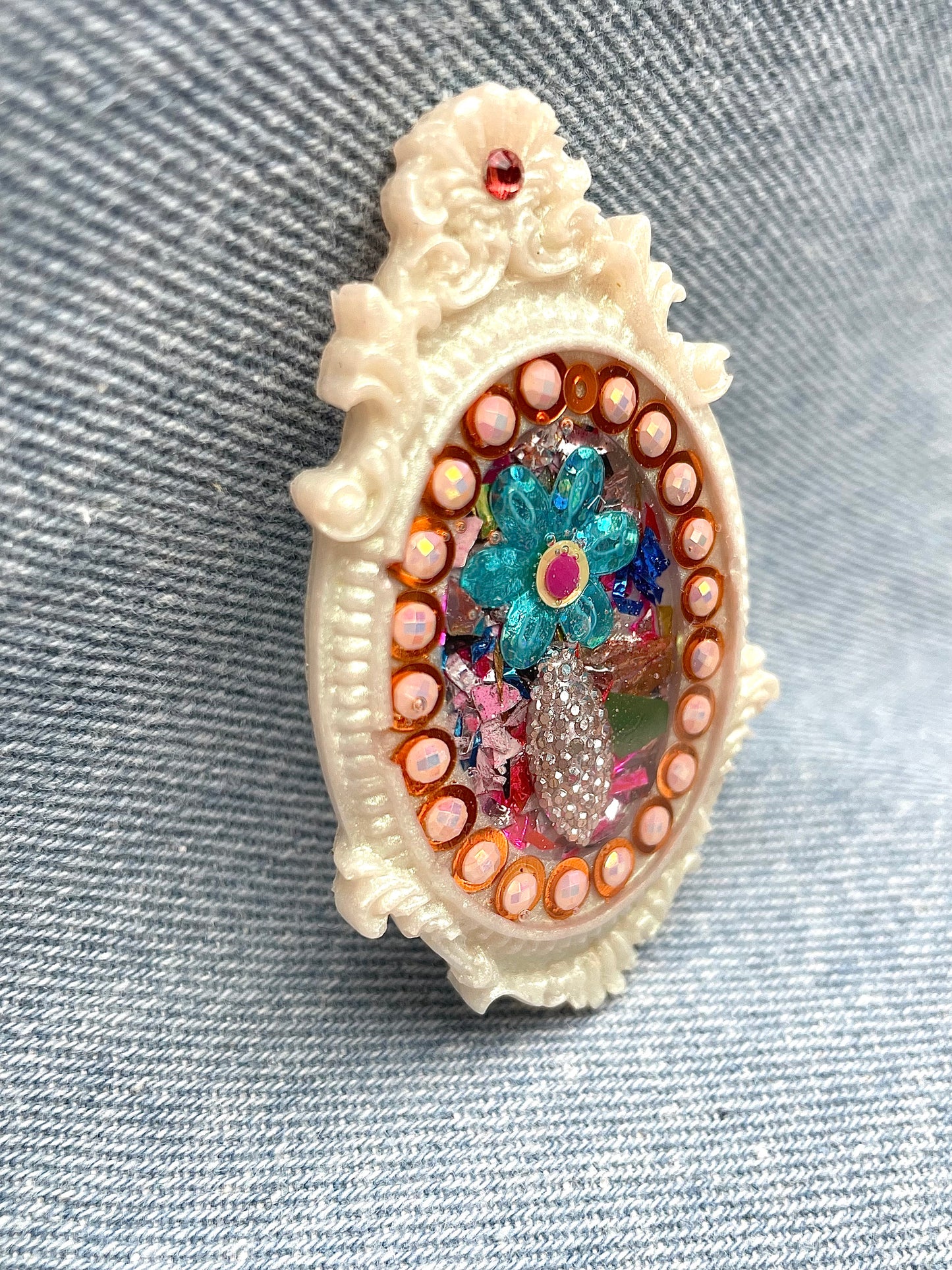 Unique fairy brooch "Liana" - Handmade - Online exclusive