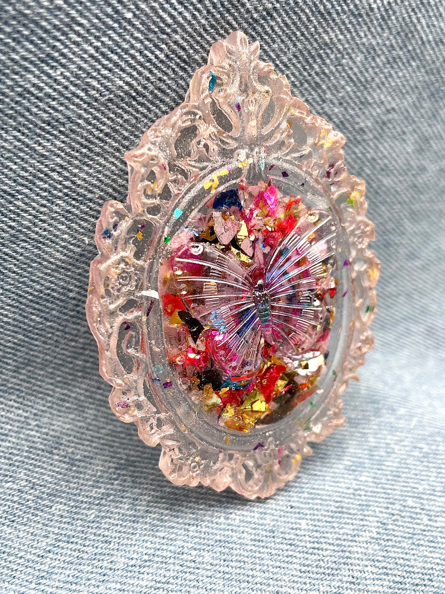 Fairytale and unique brooch "Mariposa" - Handmade - Online exclusive
