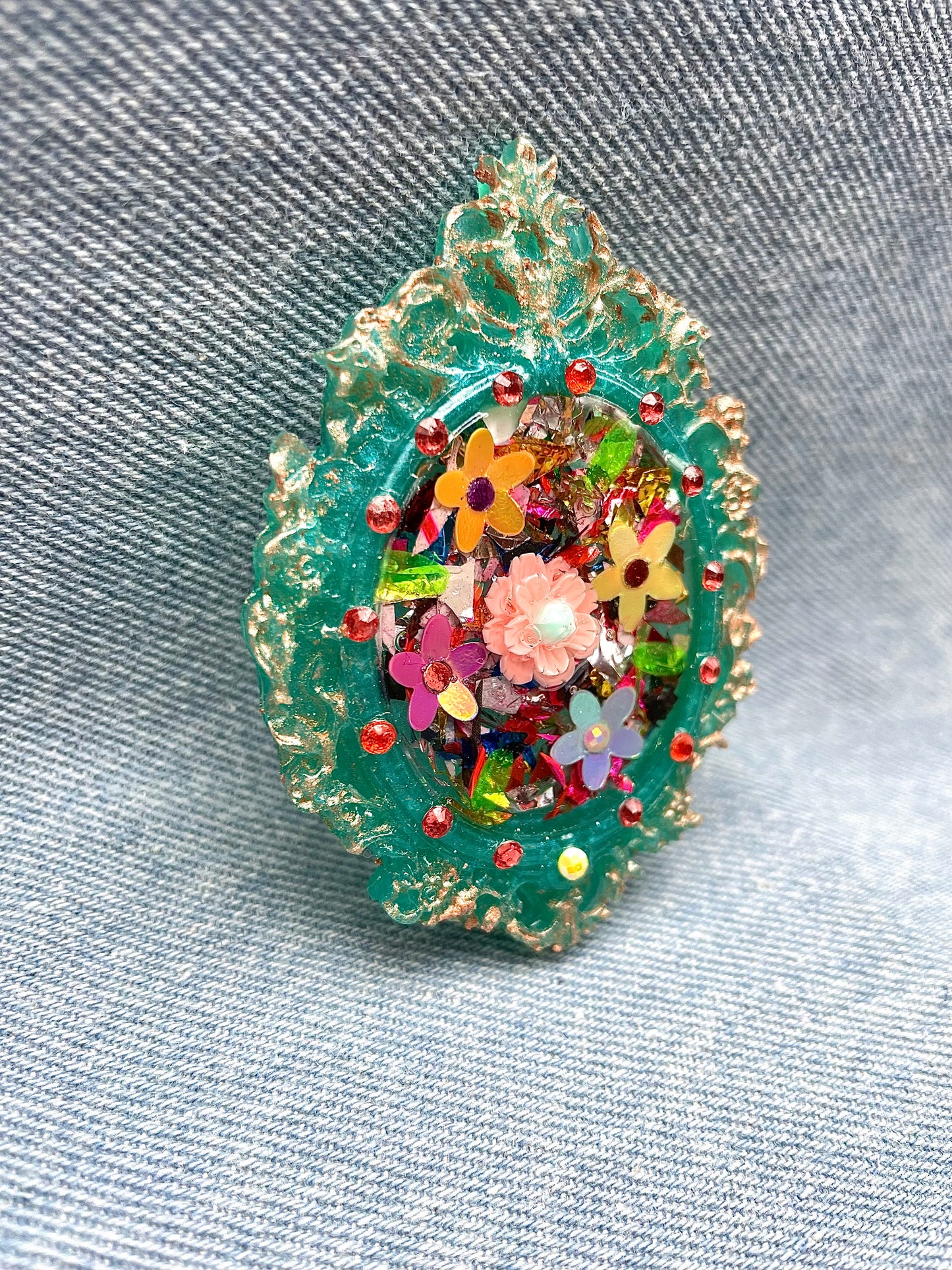 Unique fairy brooch "Senna" - Handmade - Online exclusive